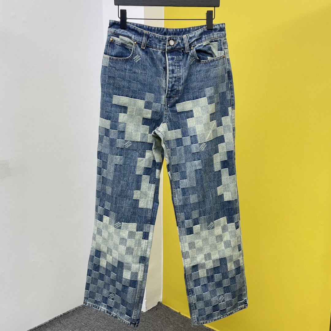 Louis Vuitton Unisex Jeans Size S-XL