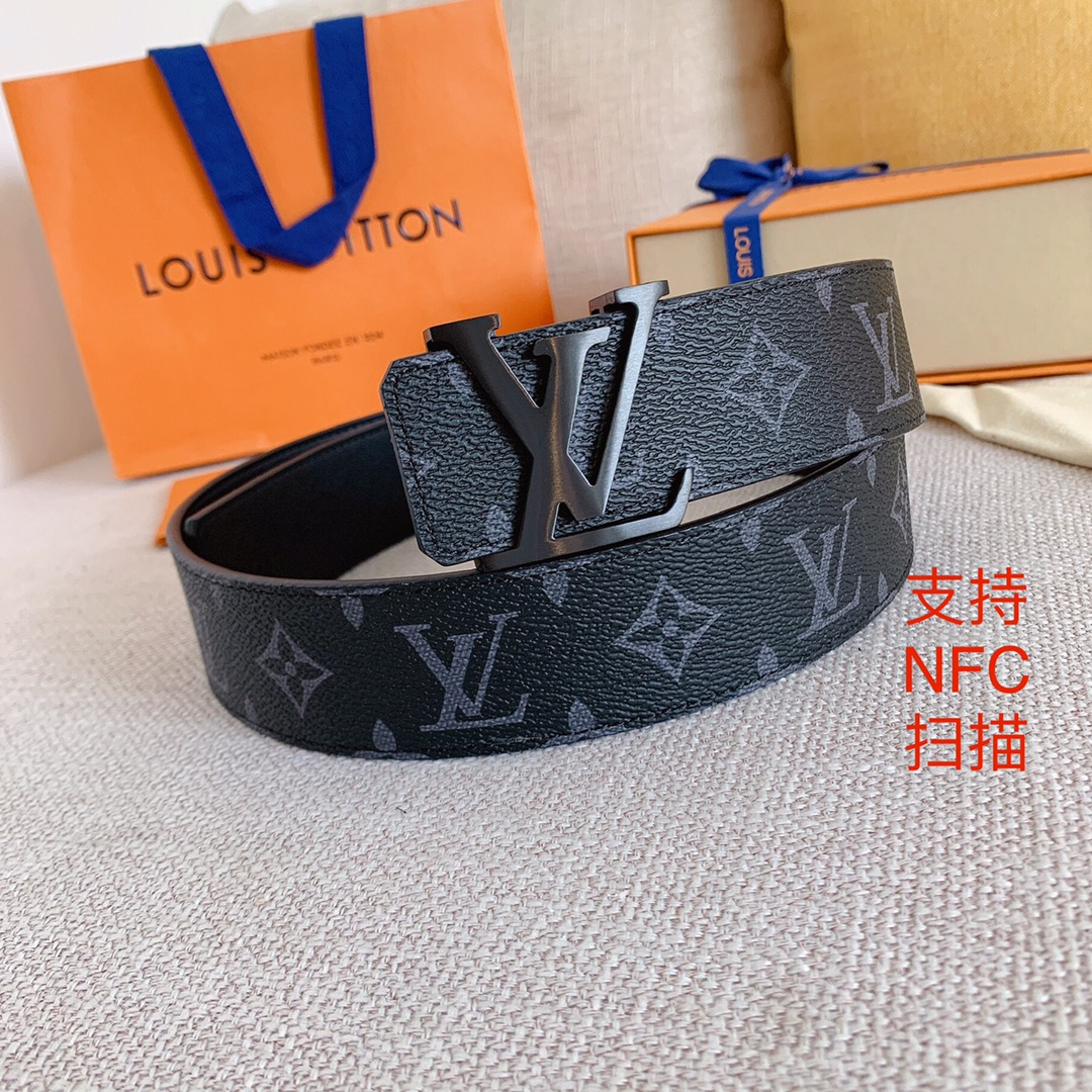 Louis Vuitton Men Belt Width 4cm