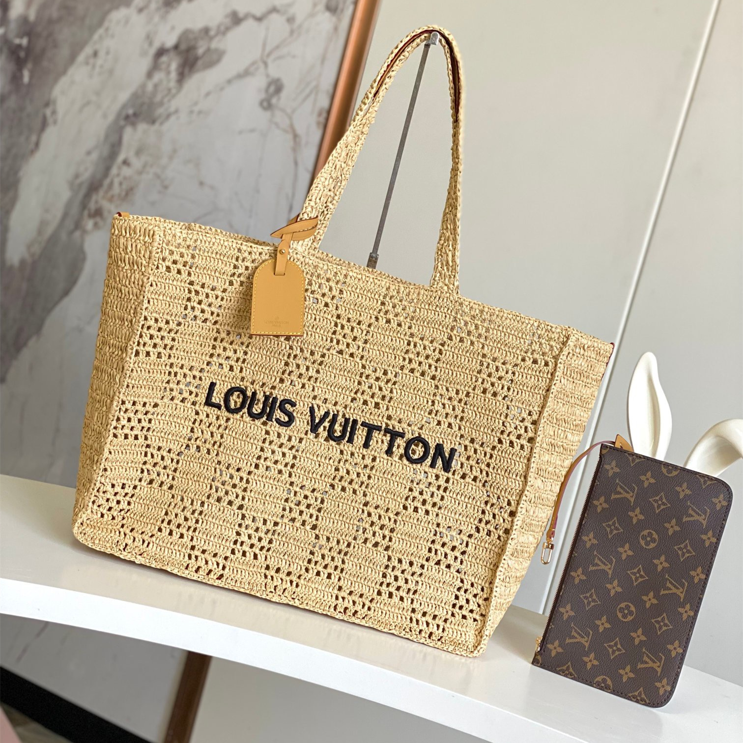 Louis Vuitton M25008 Shoer Women Shopping Bags Size 44*32*17cm