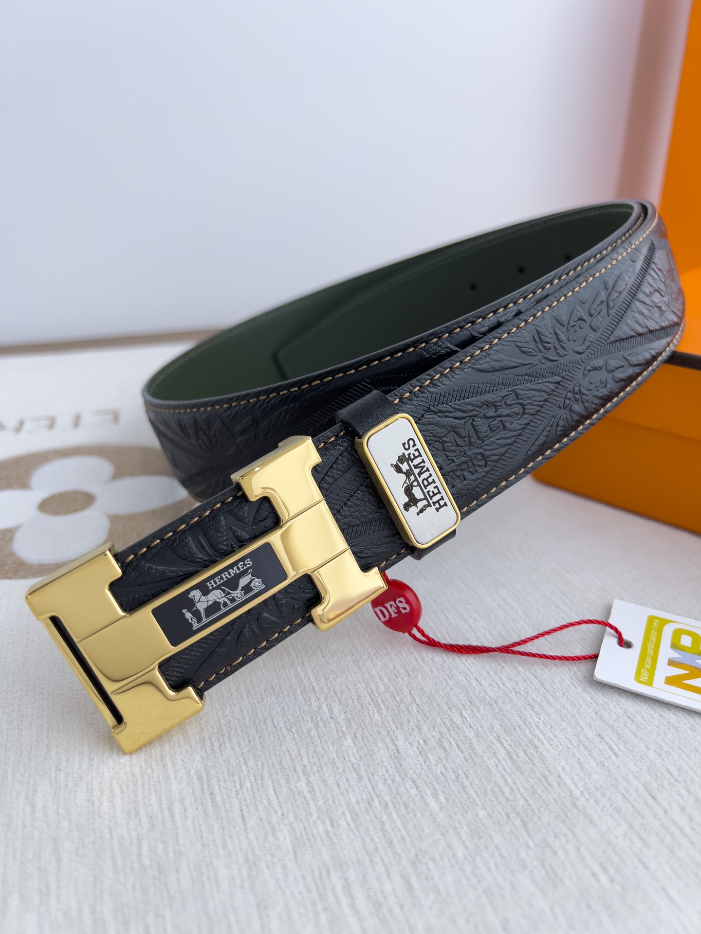 Hermes Men Belt Width 3.8cm