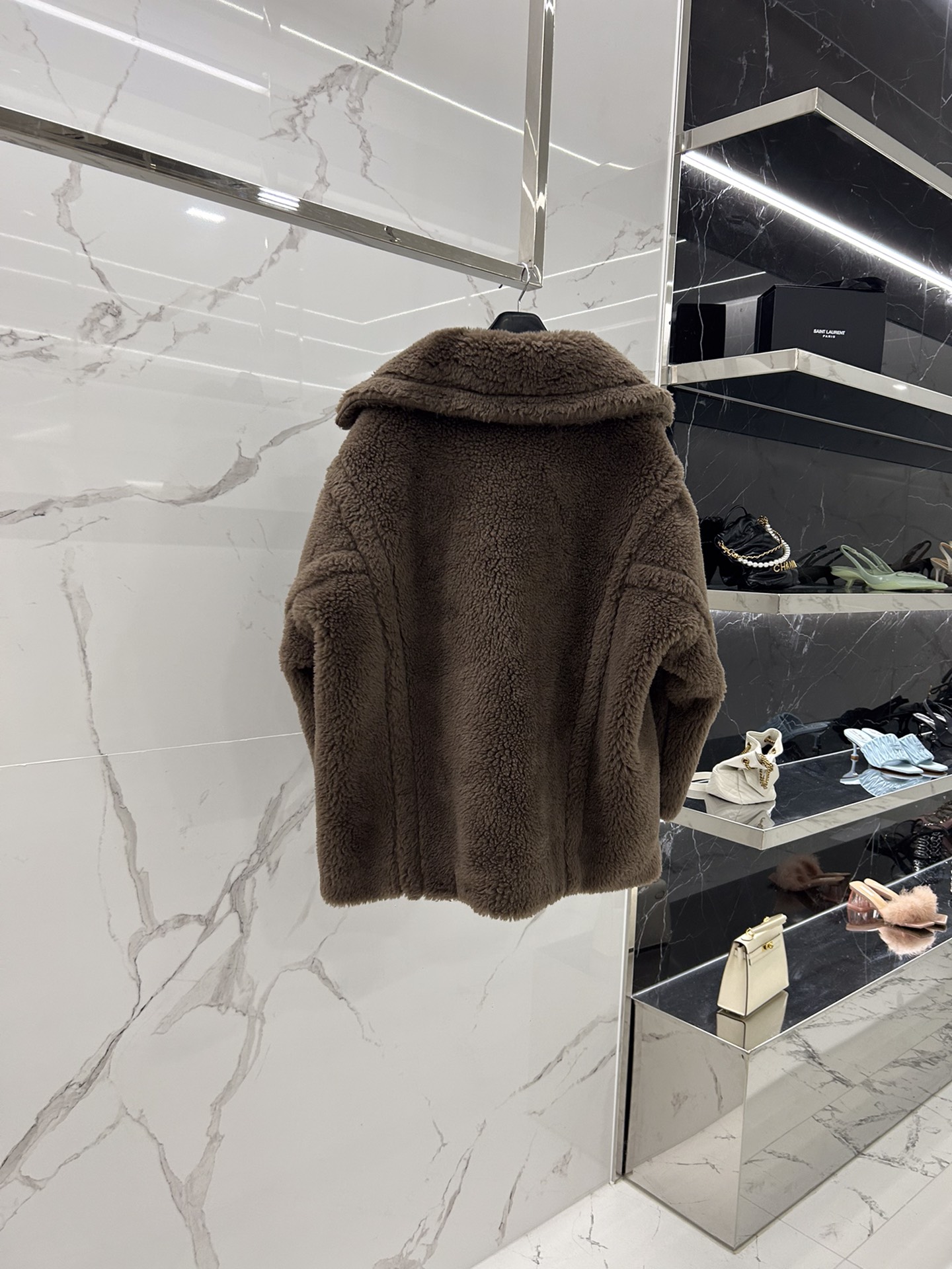 Max Mara Teddy fur Short coat Size XS-M