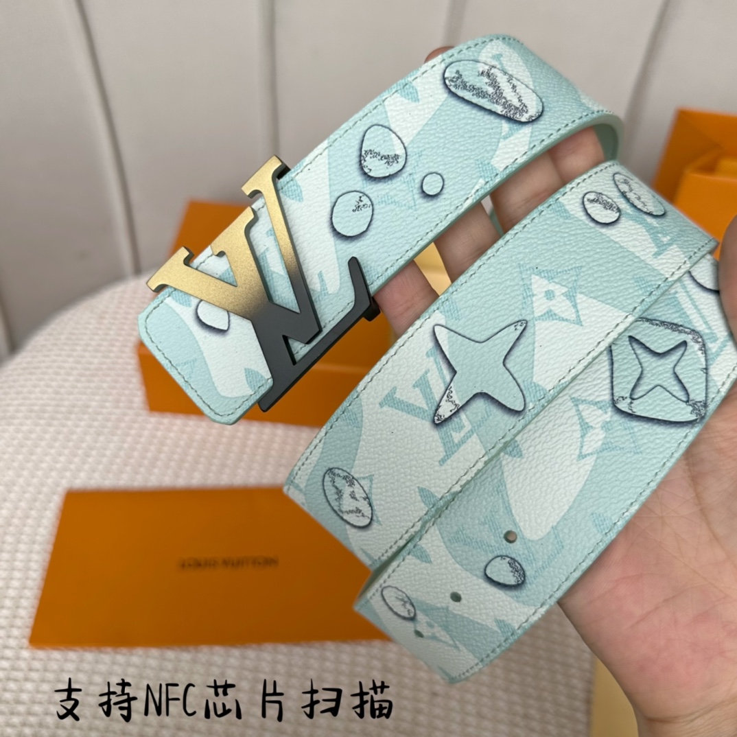 Louis Vuitton Men Belt Width 4cm