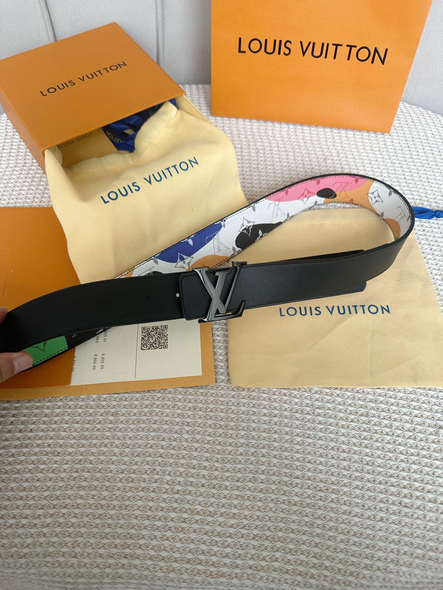 Louis Vuitton Men Belt Width 4cm
