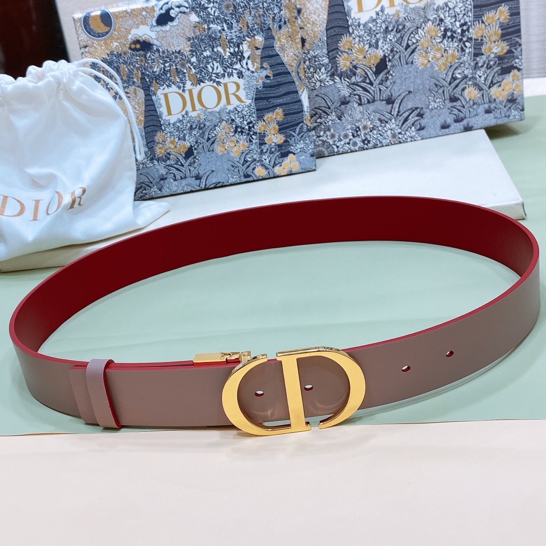 Dior Women Belt Width 3.5cm