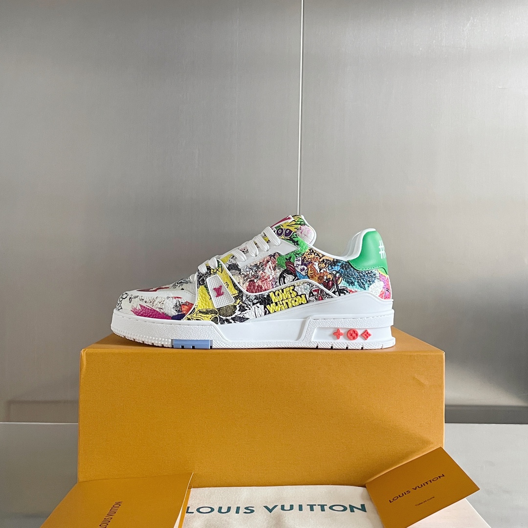 Louis Vuitton 2024New LV Trainer Sneaker Size 36-46