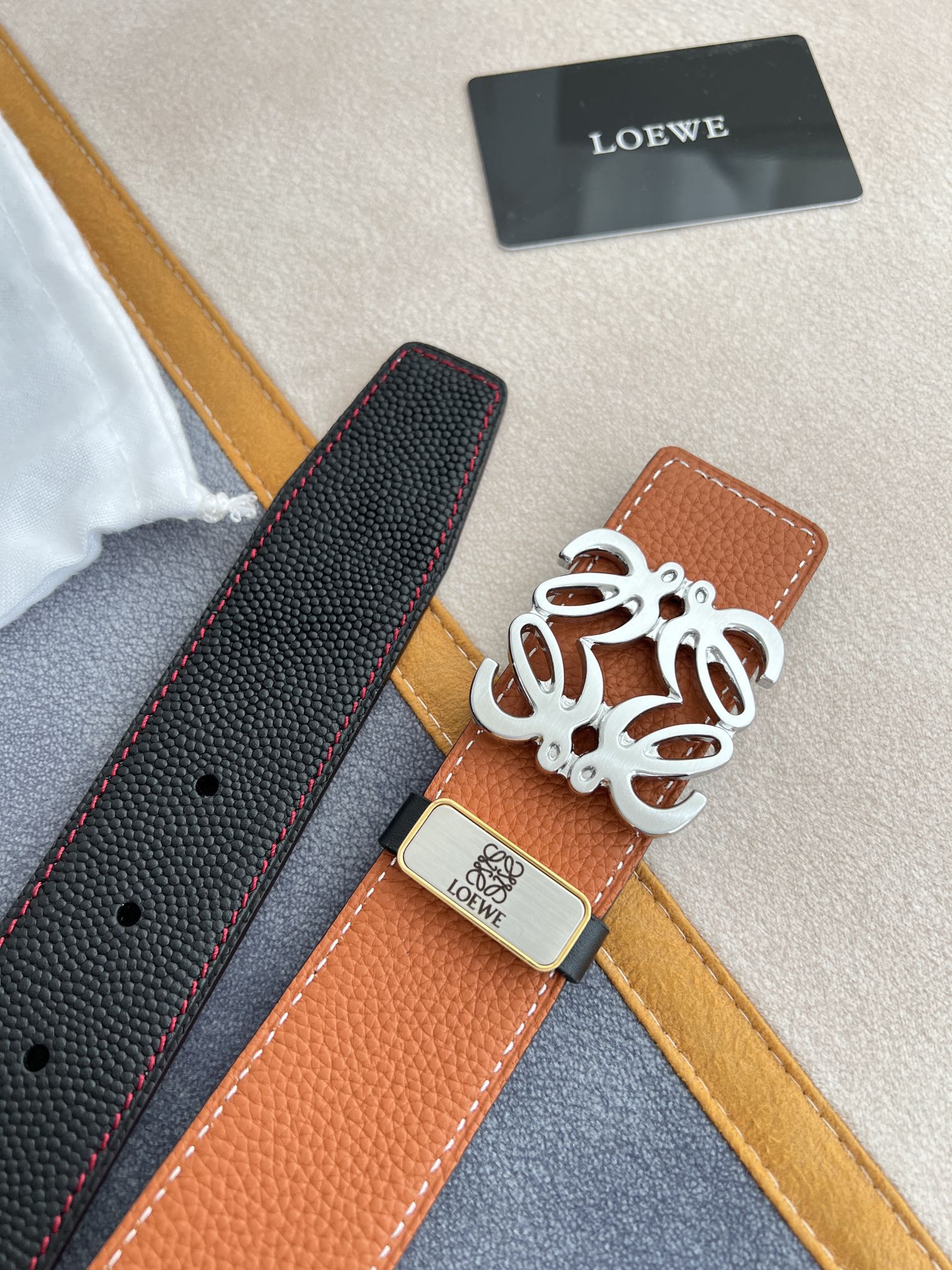 Loewe Men Belt Width 3.8cm