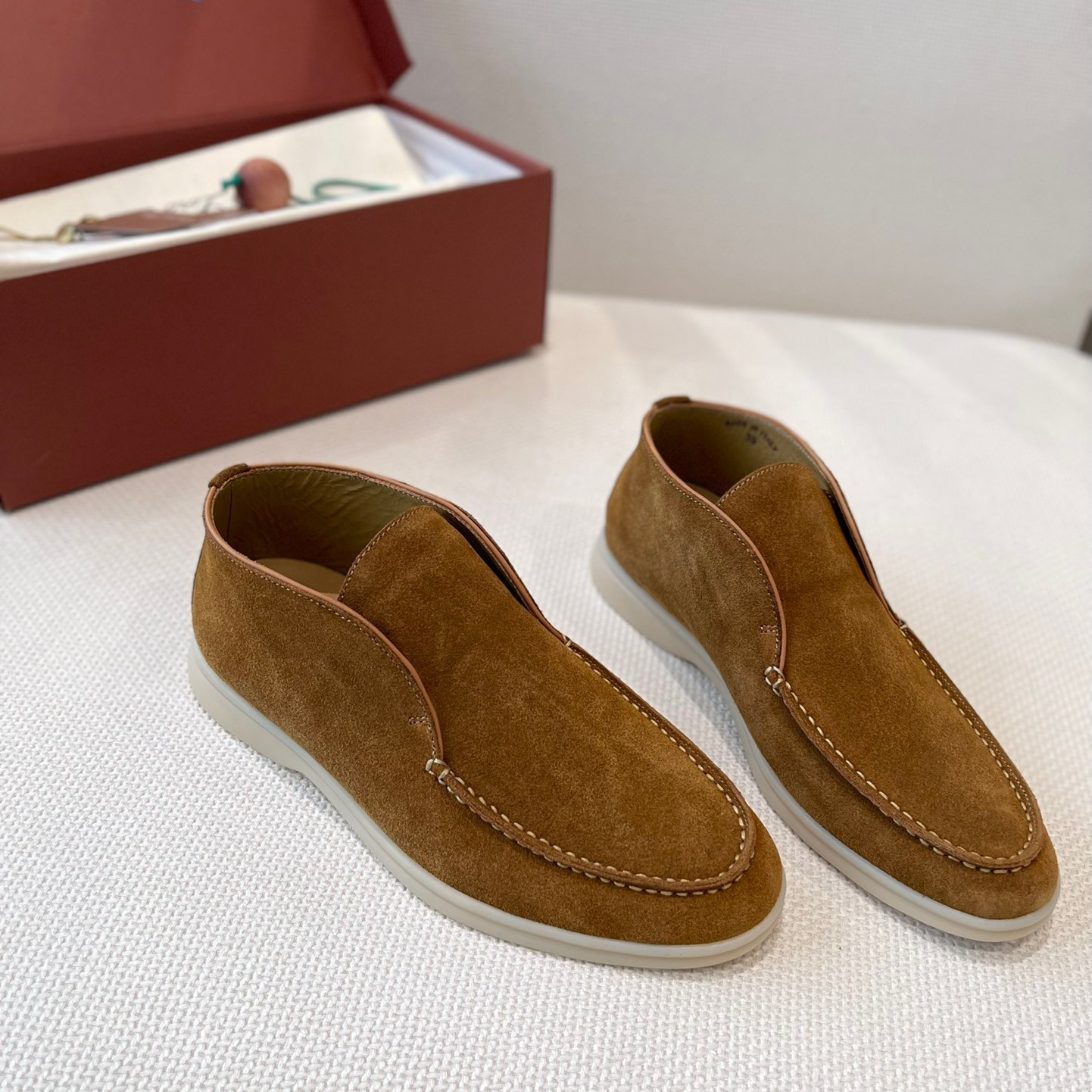 Loro Piana Unisex Loafers High Top Size 36-45