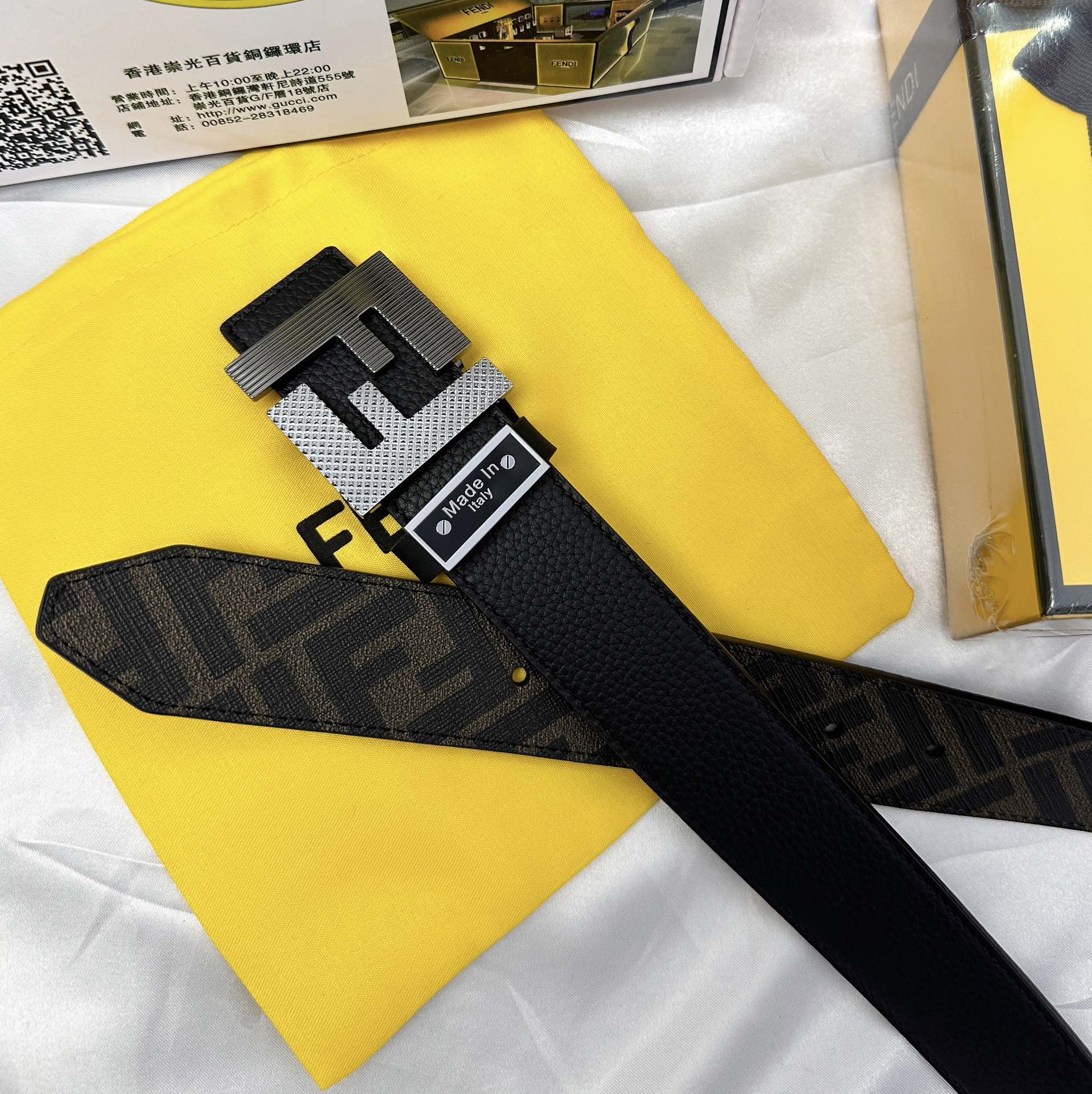 Fendi Men Belt Width 3.8cm