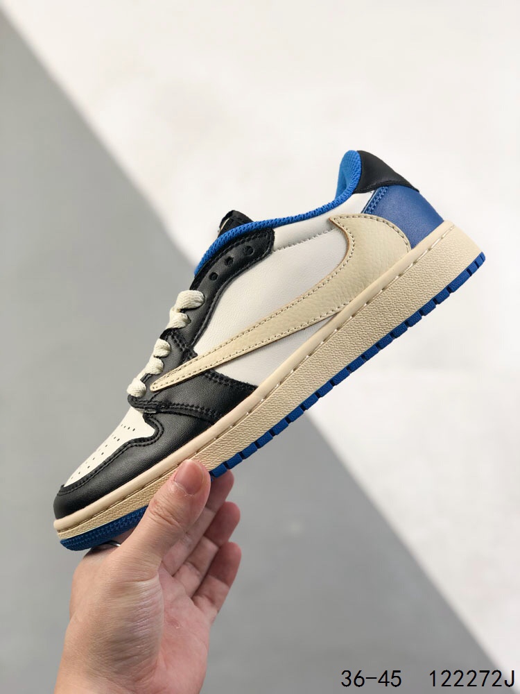 Nike Air Jordan 1 x Travis Scott Low Top Sneaker Shoes Gr. 36-46