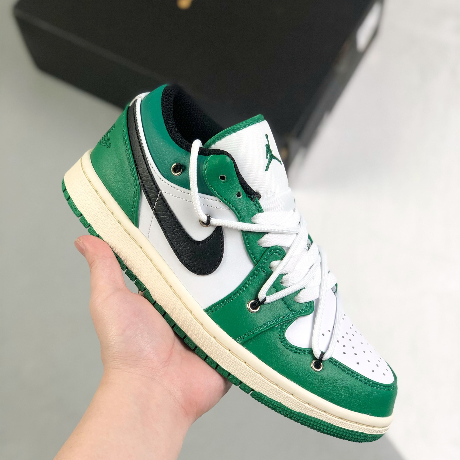 Nike Air Jordan 1 x OFF White Low Top Sneakers Shoes Gr. 36-46