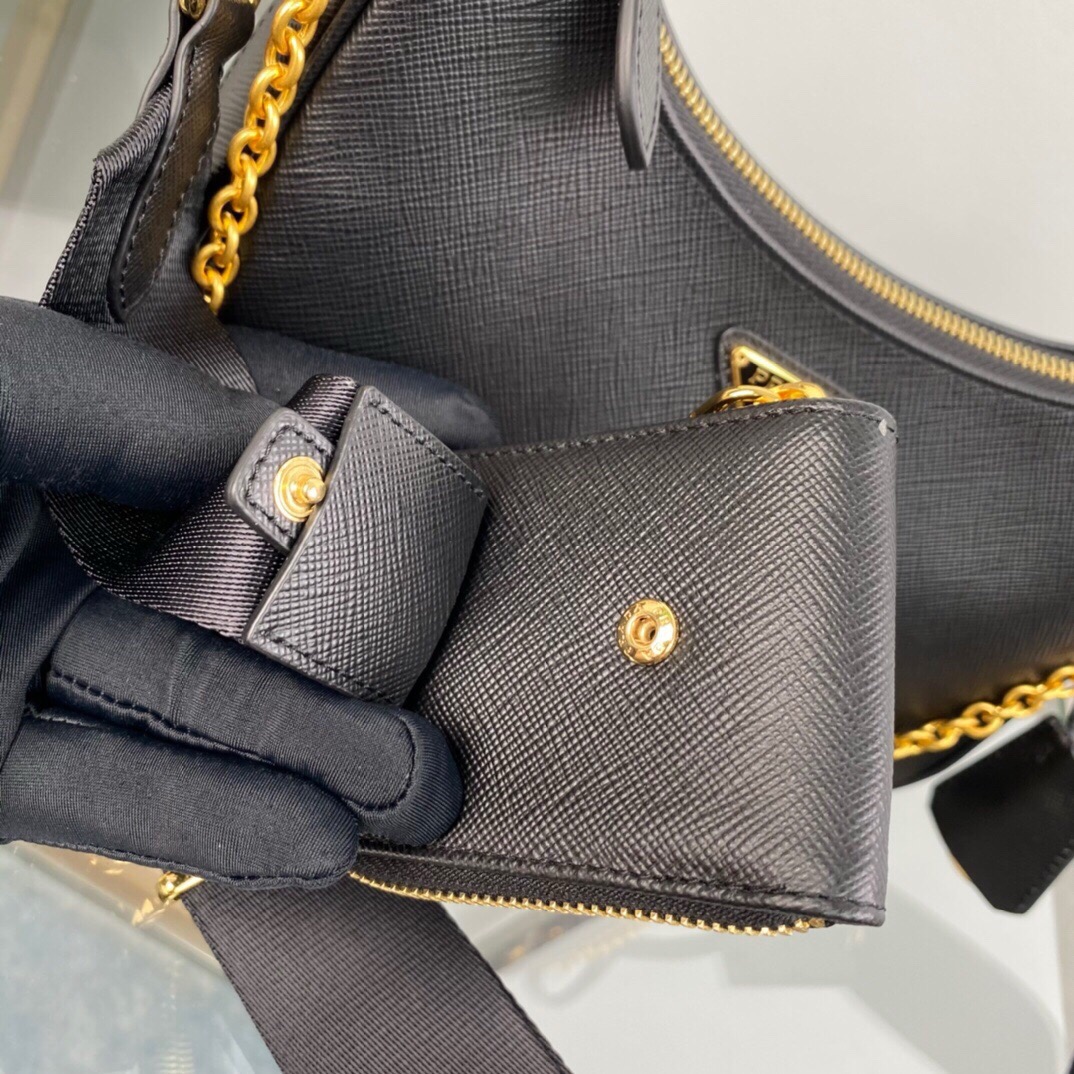 Prada 1BH204 Redition 2005 Women Bags Leather 22*18*6cm