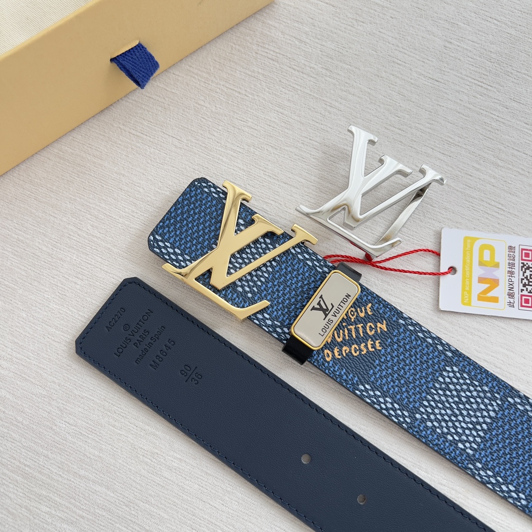 Louis Vuitton Men Belt Width 3.8cm