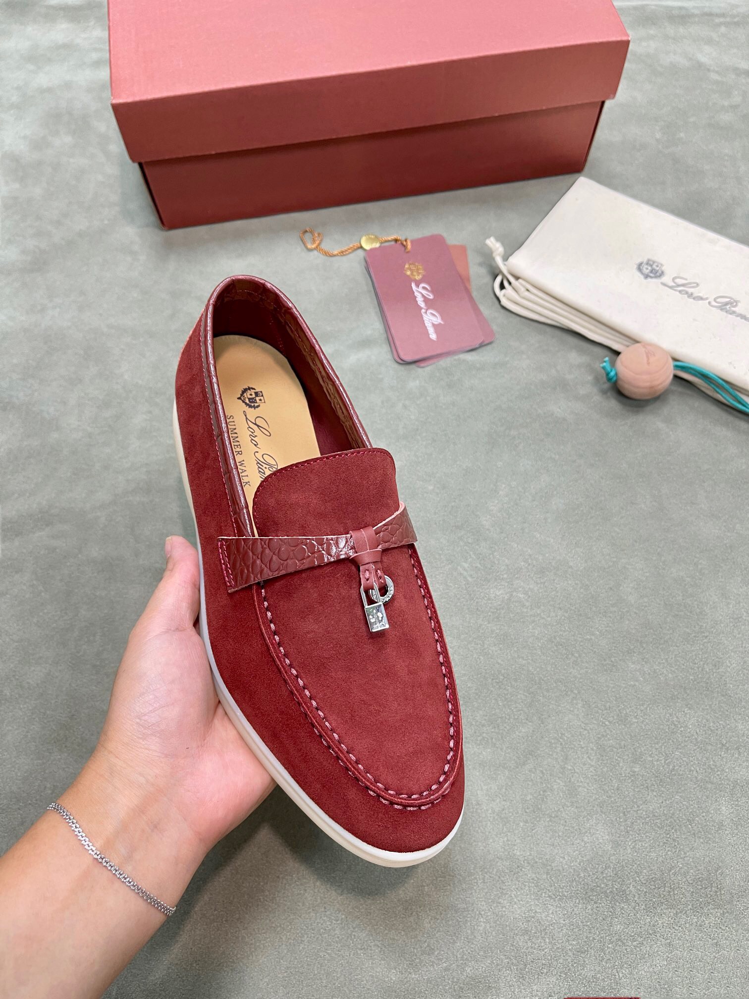 Loro Piana Unisex Loafers Size 36-45