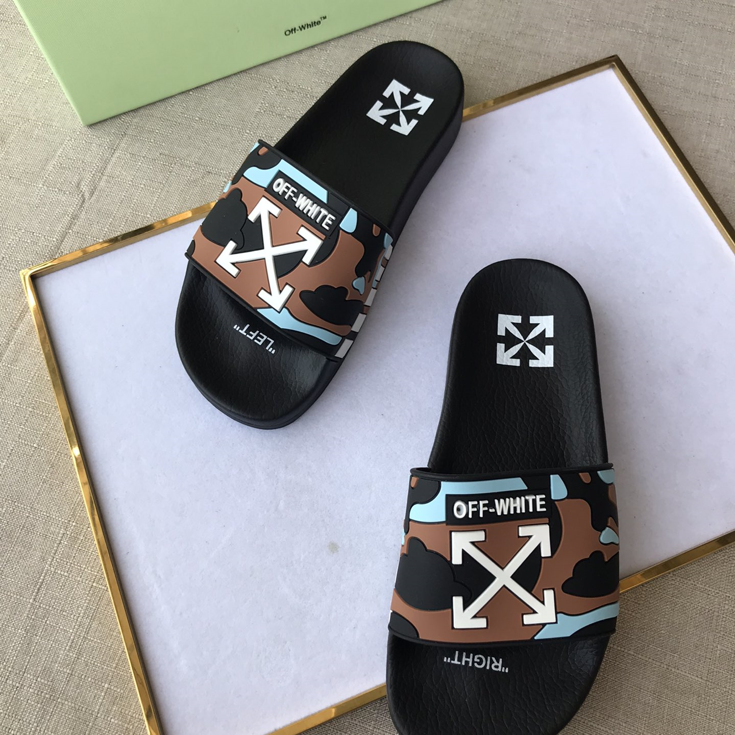 OFF White Mens Women Sandals Gr. 36-46