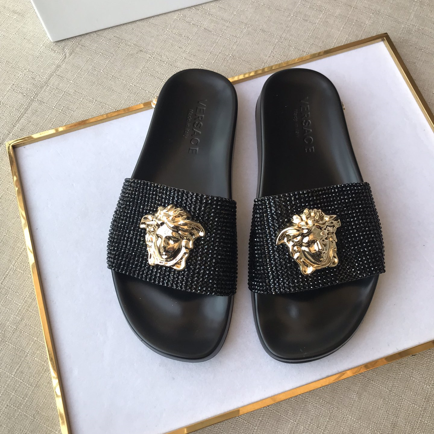 Versace Mens Women Sandals Gr. 36-46