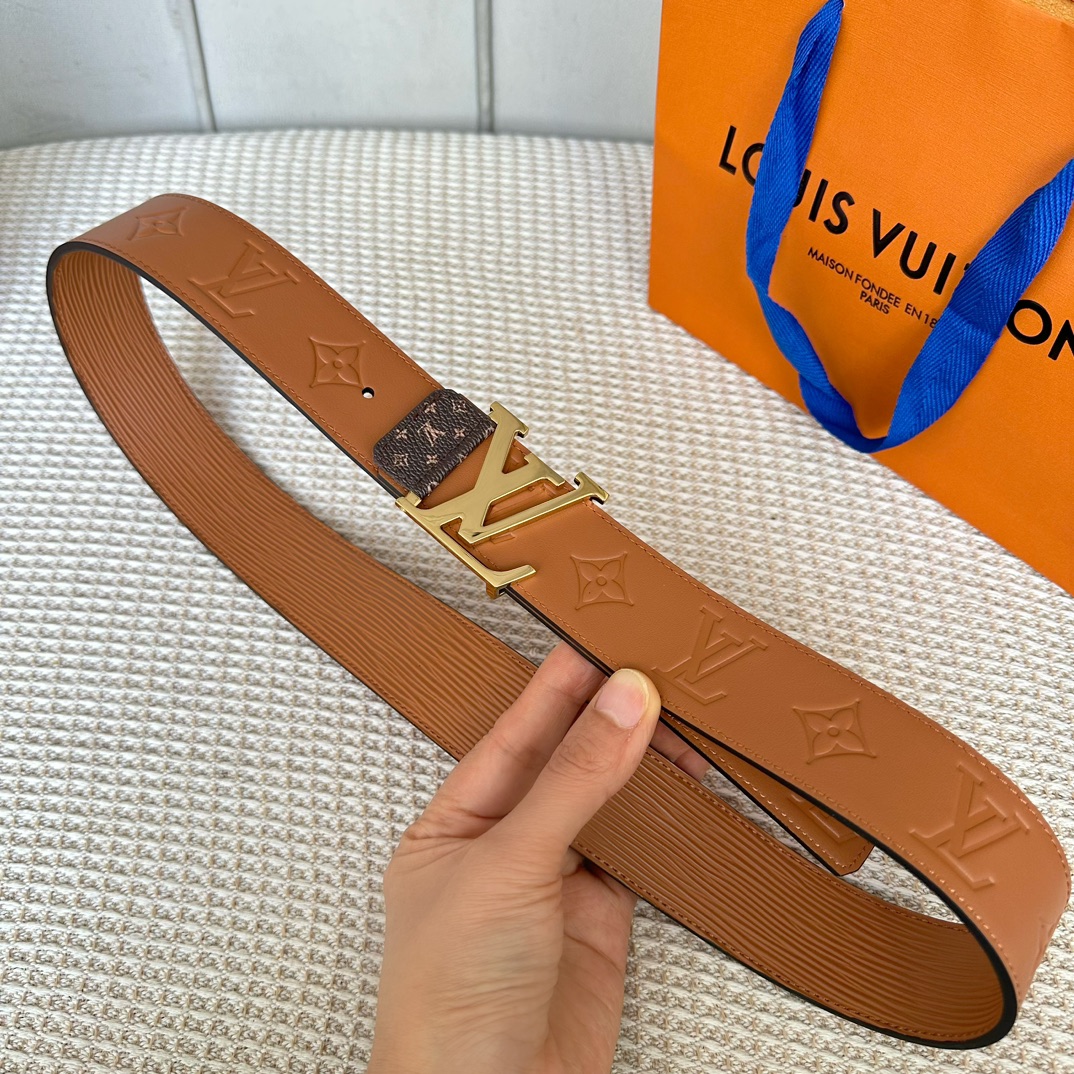 Louis Vuitton Men Belt Width 4cm