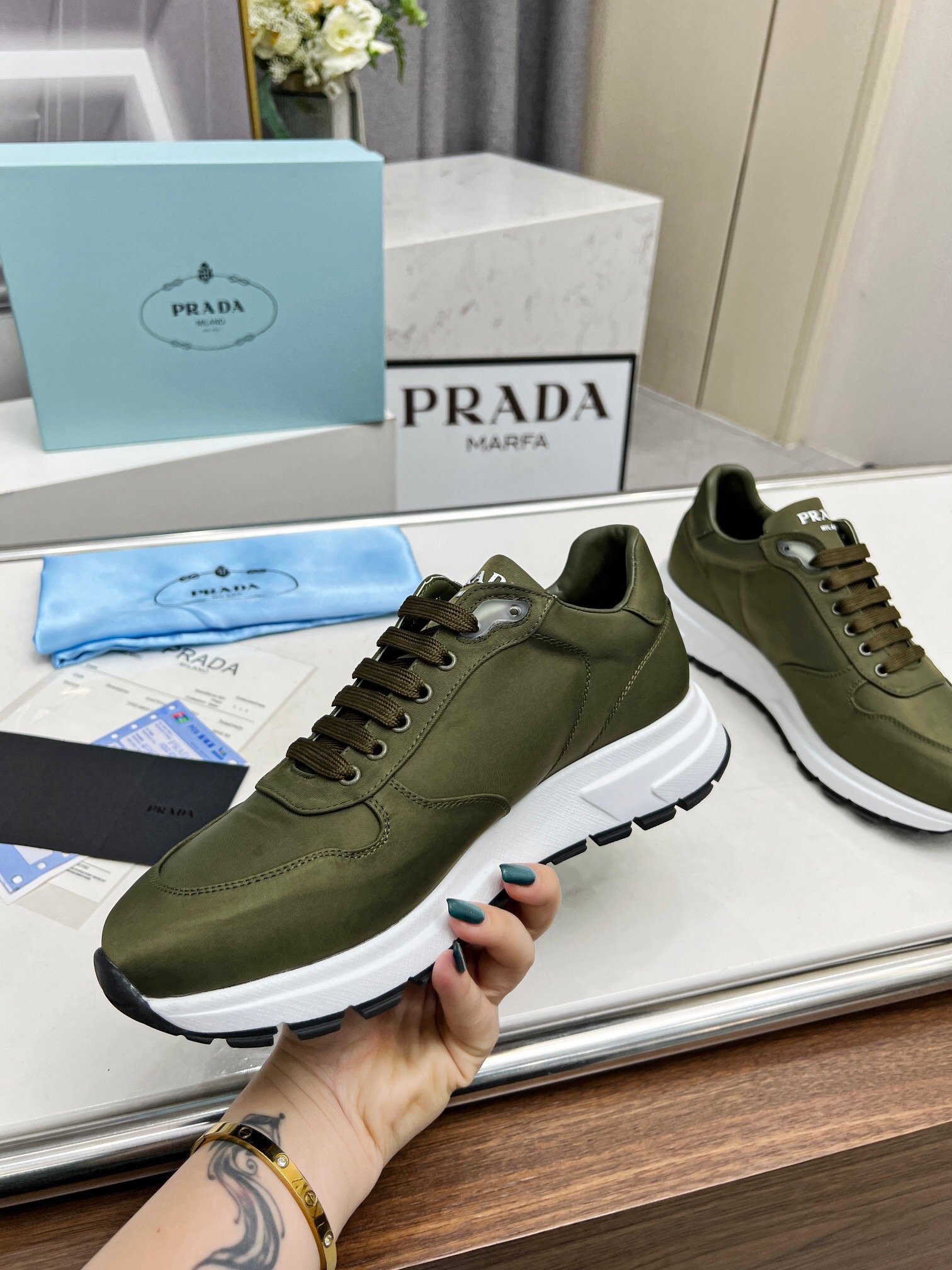 Prada 2024 New Prax 01 Re-Nylon Sneaker Size 36-46