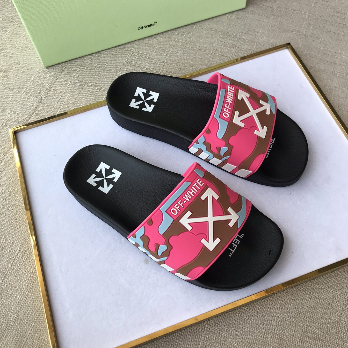 OFF White Mens Women Sandals Gr. 36-46