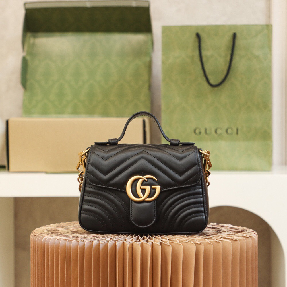 Gucci GG Marmont Top Handle Bags for Women Size 21*15.5*8cm