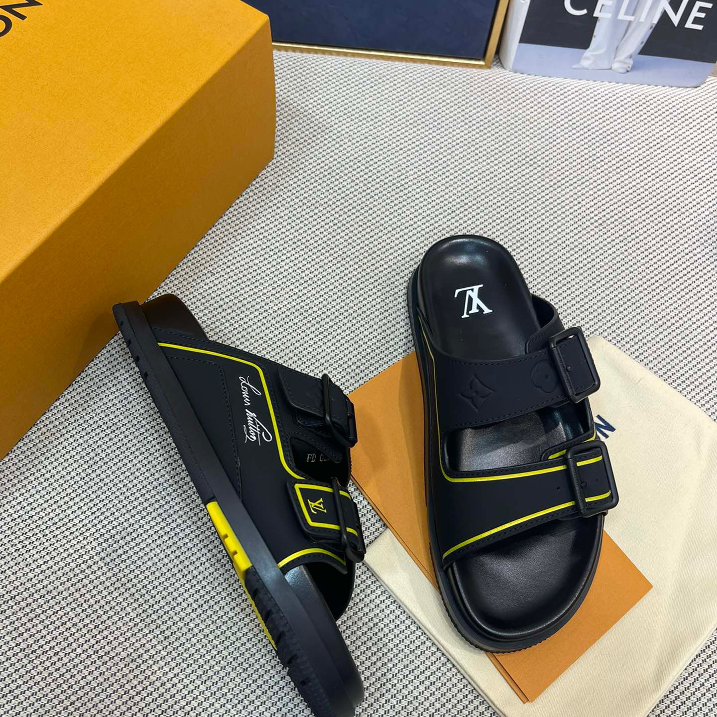 Louis Vuitton LV Trainer Mule Slippers Size 39-45 8-Color