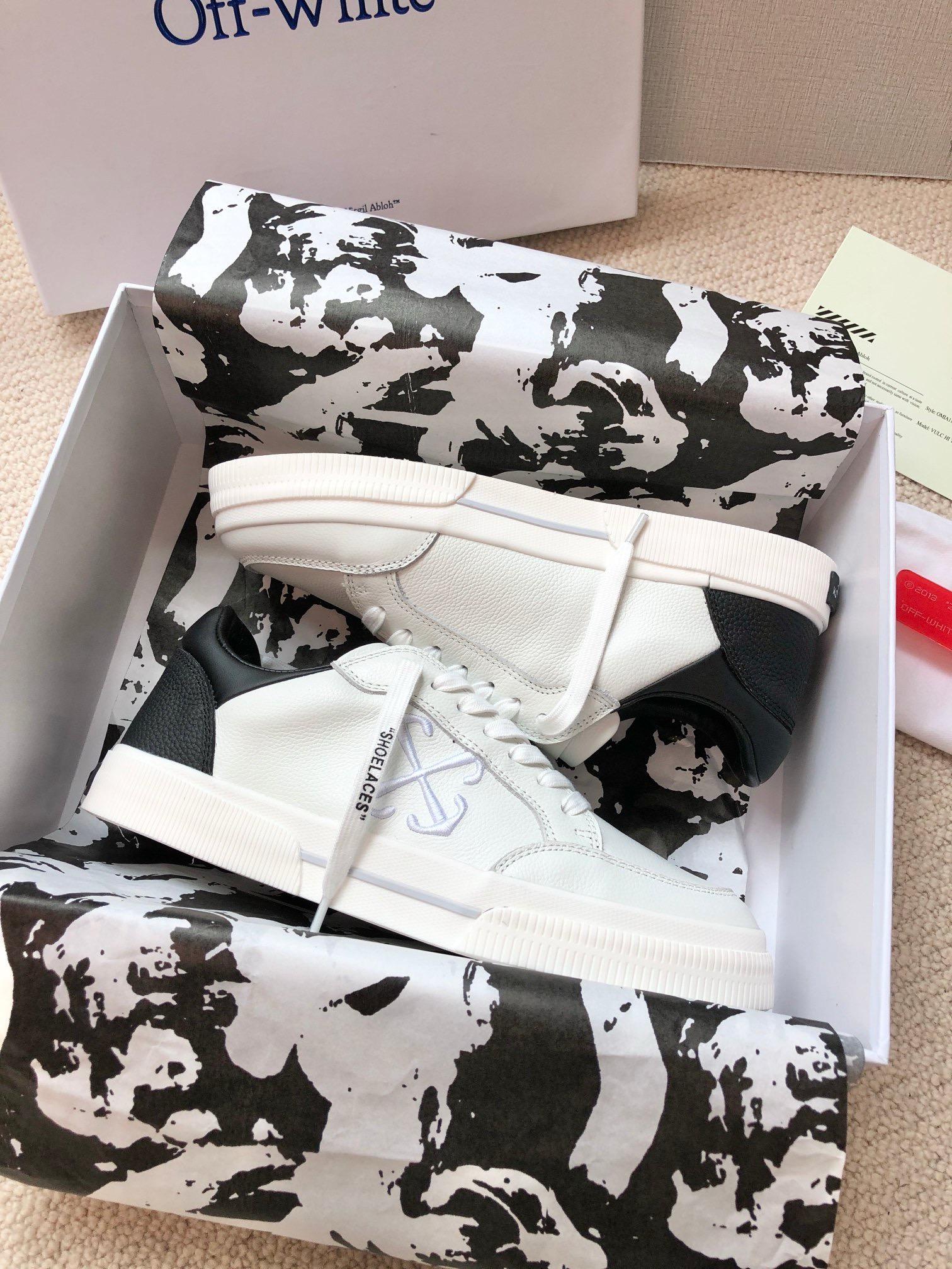 OFF White 2024ss New Low Vulcanized Sneaker Size 36-45