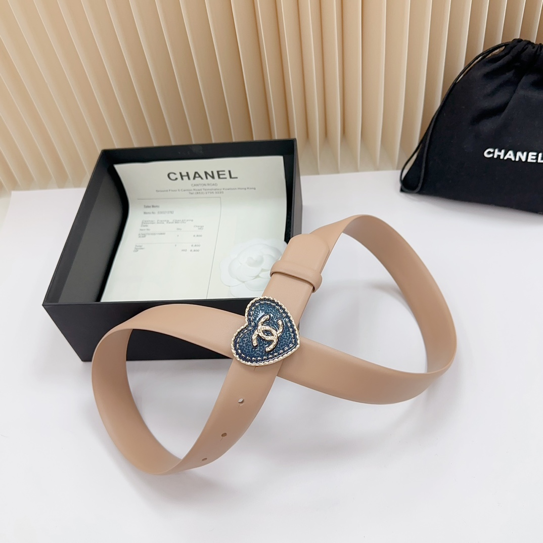 Chanel Women Belt Width 3cm