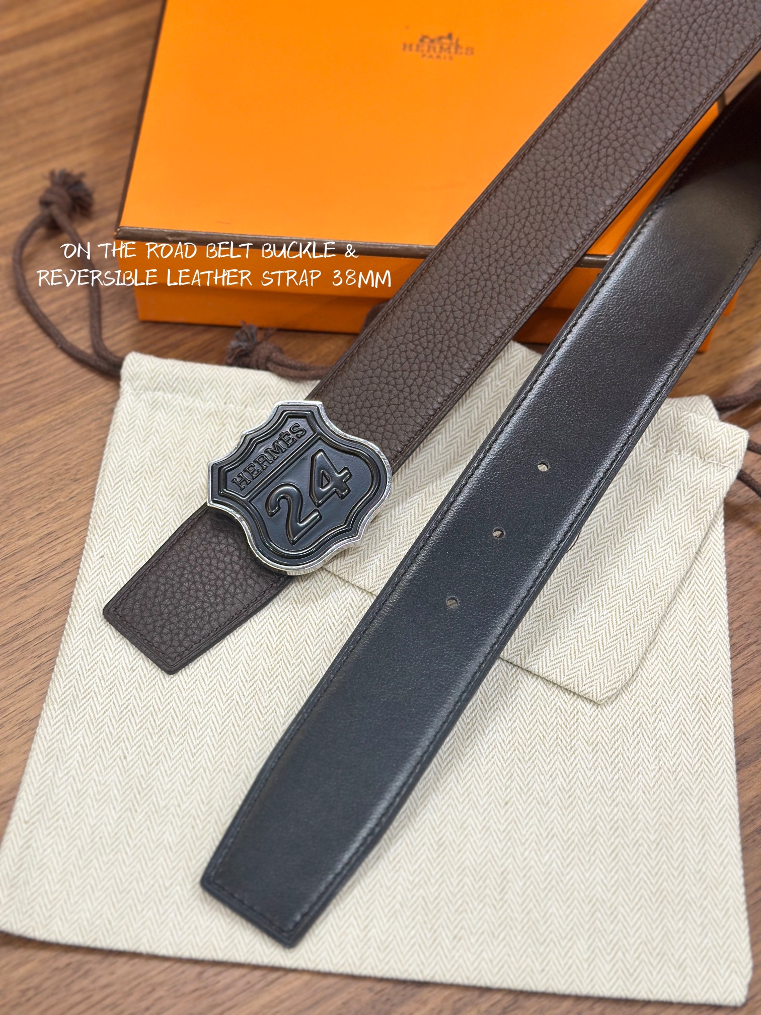 Hermes Men Belt Width 3.8cm