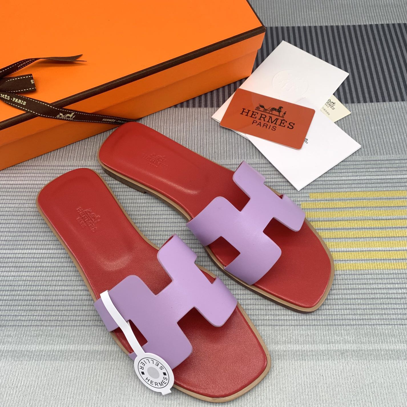 Hermes Oran Slippers Size 35-41 5-Color