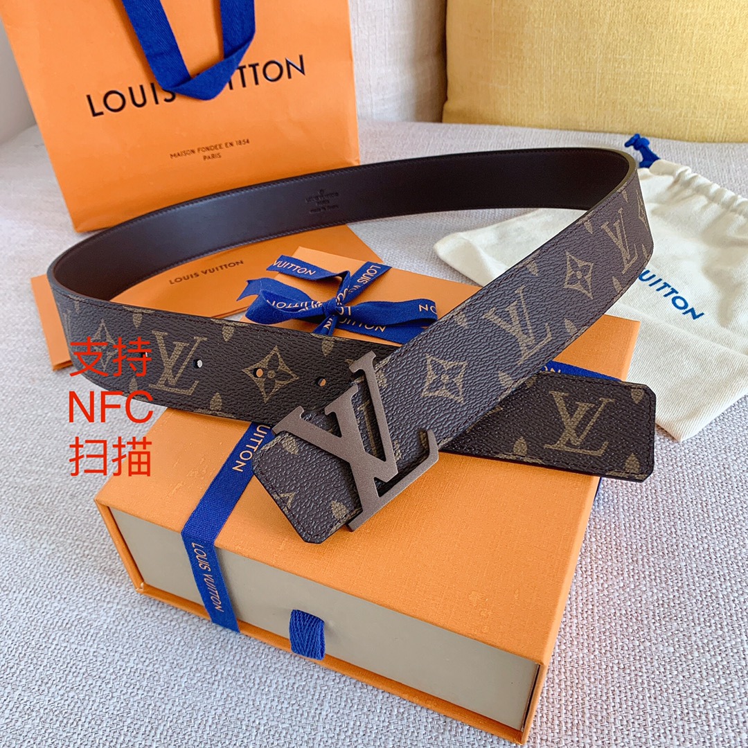 Louis Vuitton Men Belt Width 4cm