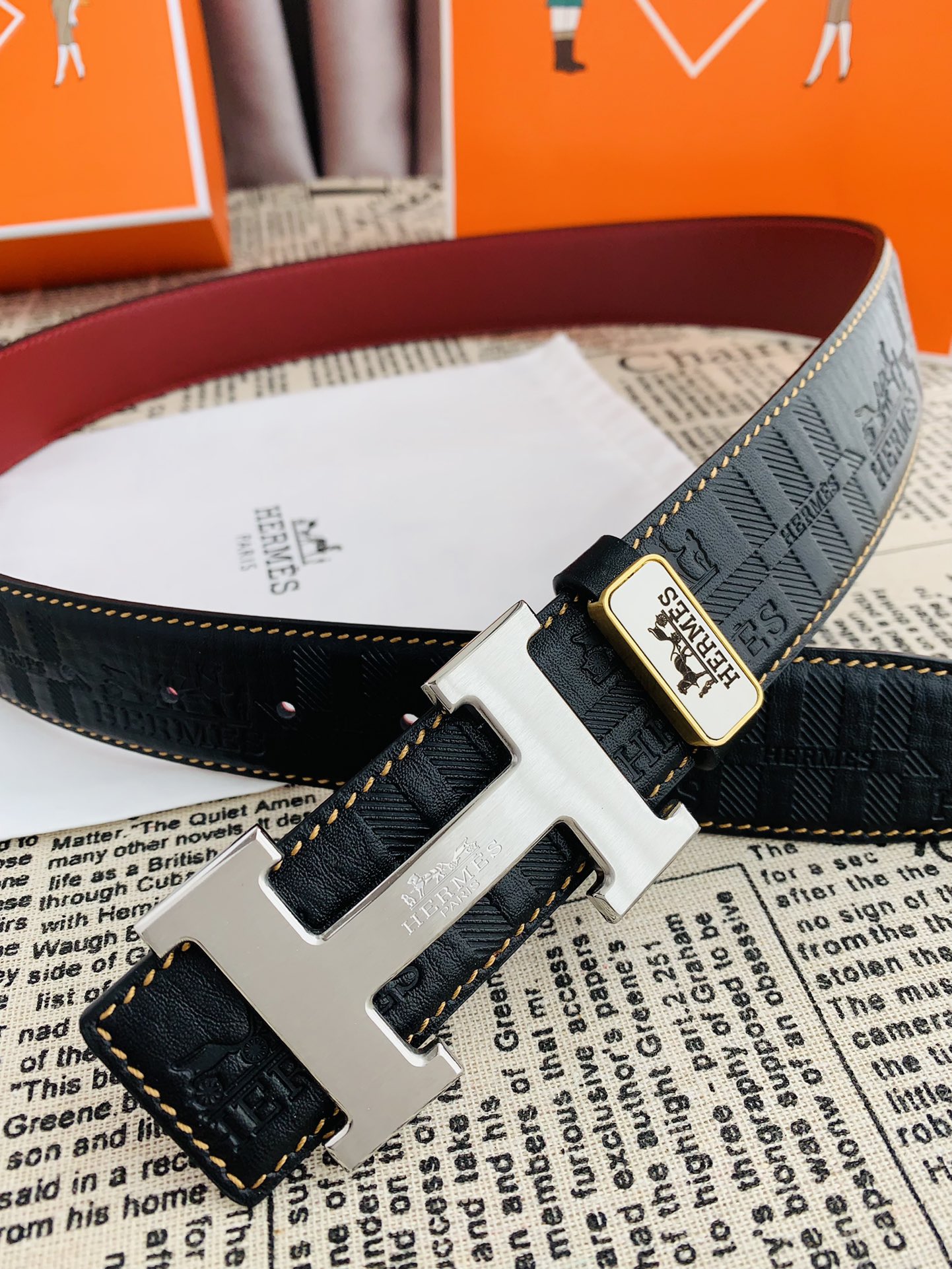 Hermes Men Belt Width 3.8cm