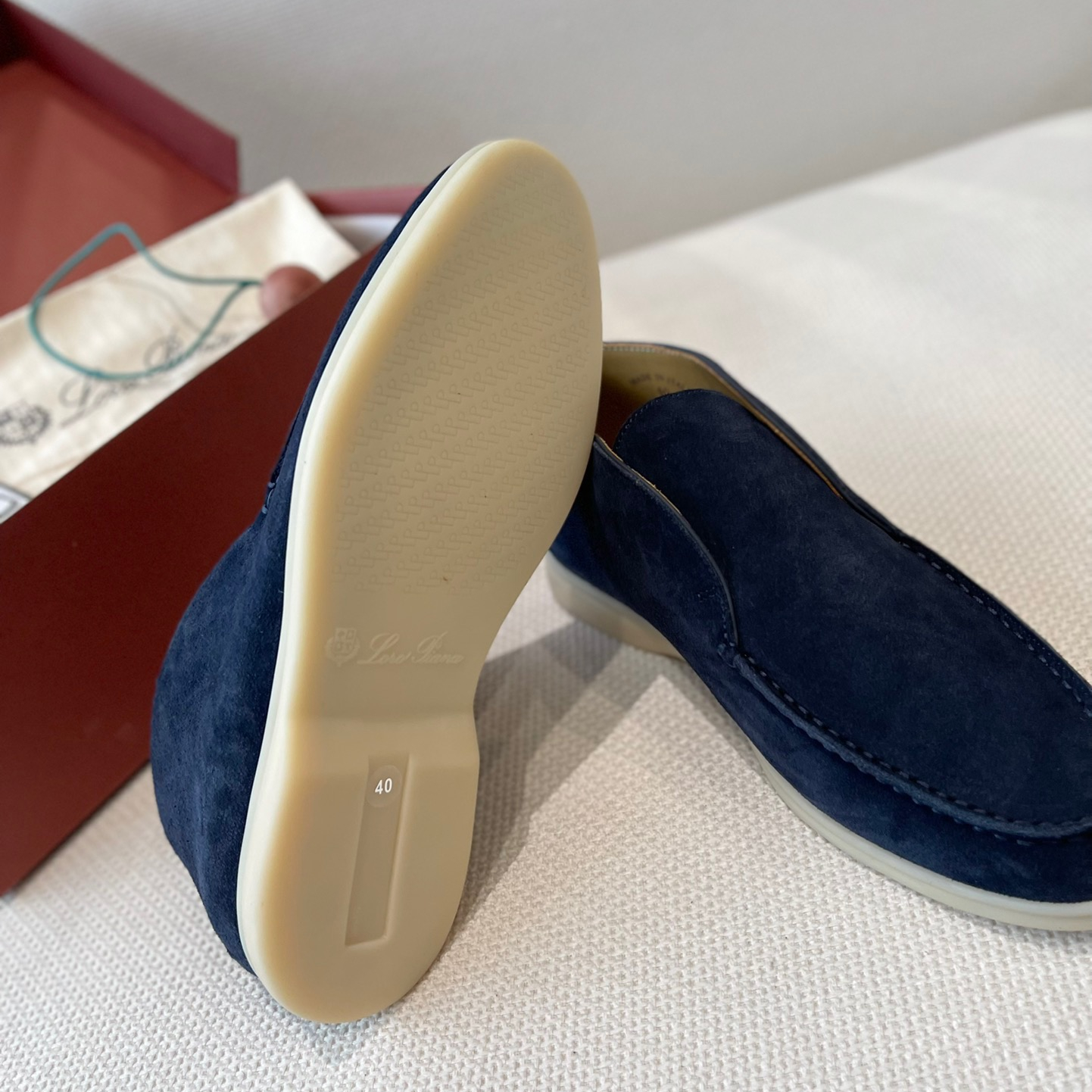 Loro Piana Unisex Loafers High Top Size 36-45