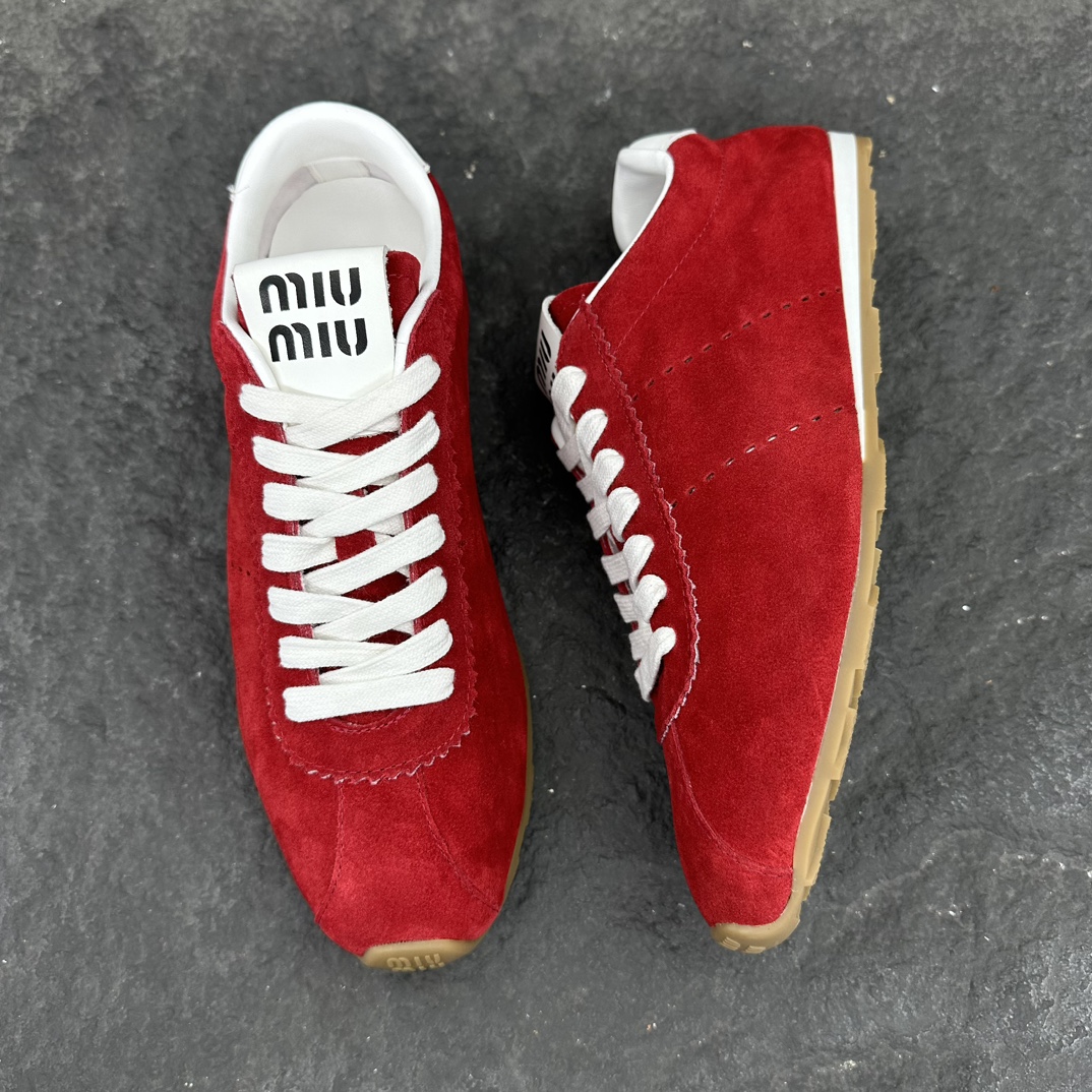 MiuMiu Plume Nappa Sneaker Size 35-40