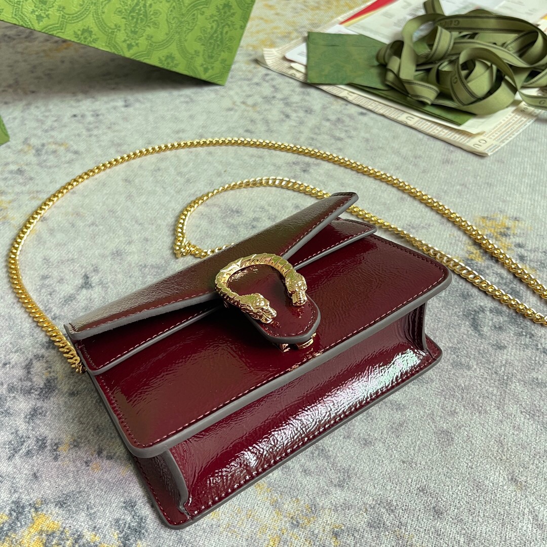 Gucci Dionysus Super-Mini Shoulder Bags 17.5*11*6.5cm