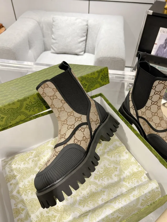 Gucci 23fw New Boots Unisex Size 35-46