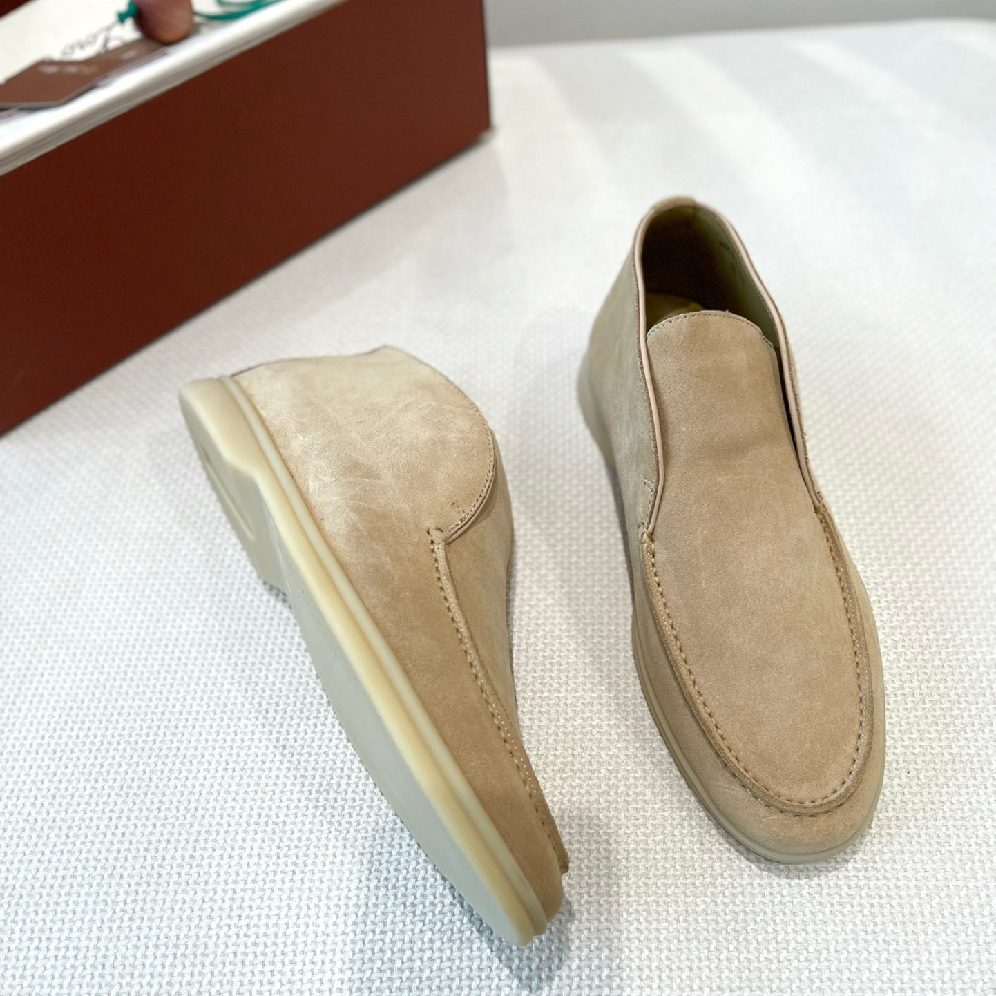 Loro Piana Unisex Loafers High Top Size 36-45