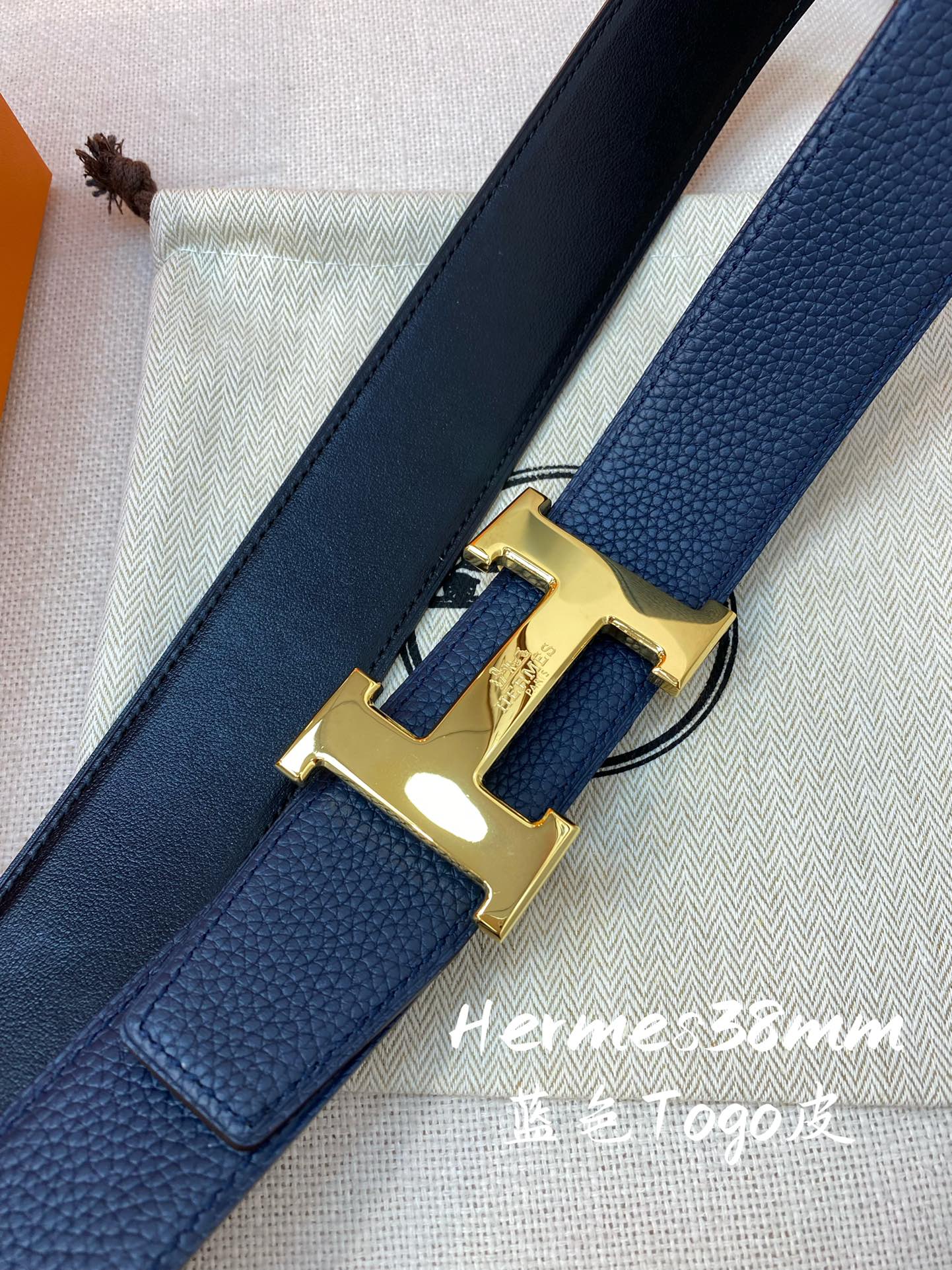 Hermes Men Belt Width 3.8cm