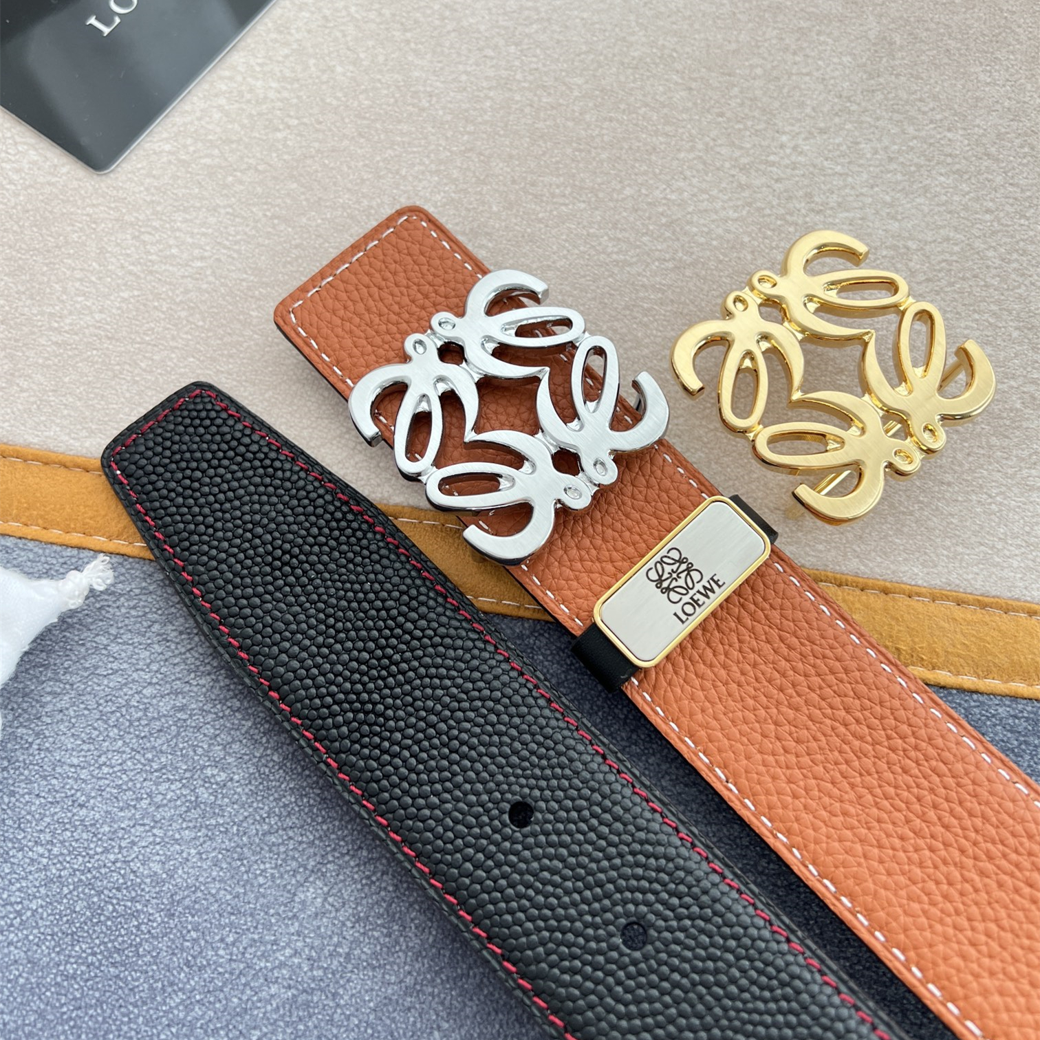 Loewe Men Belt Width 3.8cm
