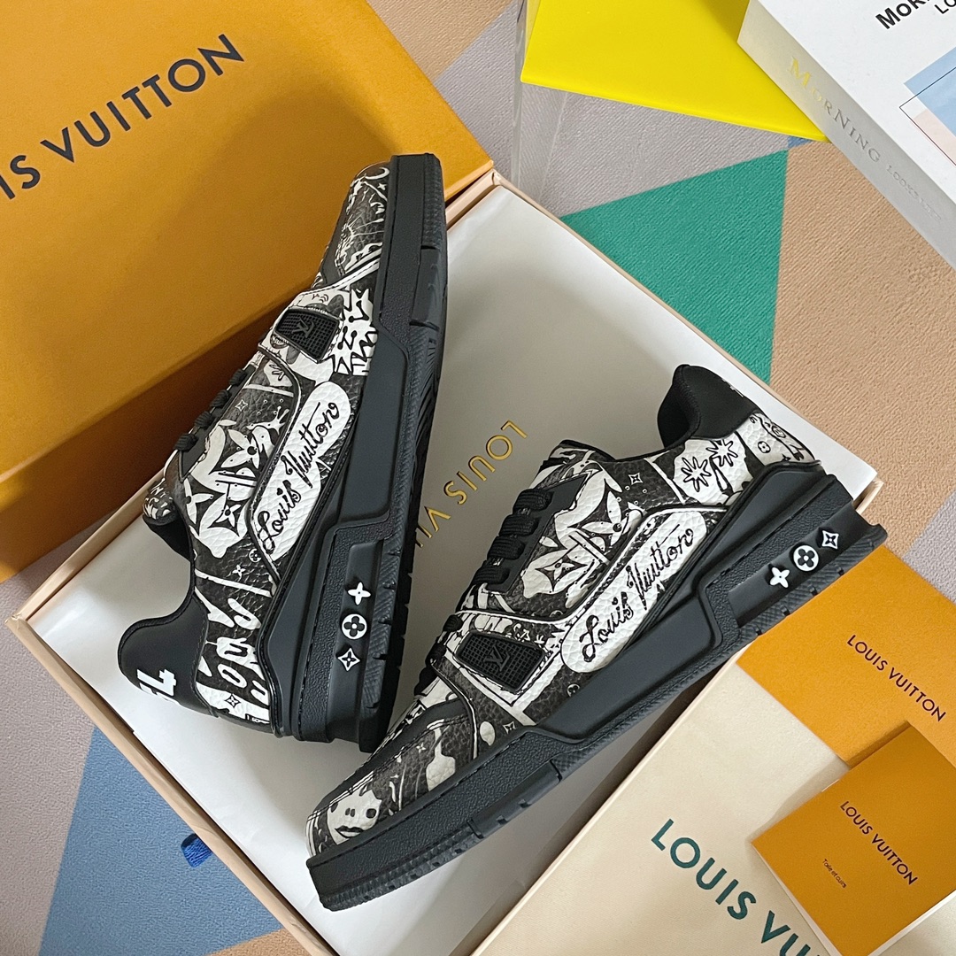 Louis Vuitton 2024New LV Trainer Sneaker Size 36-46