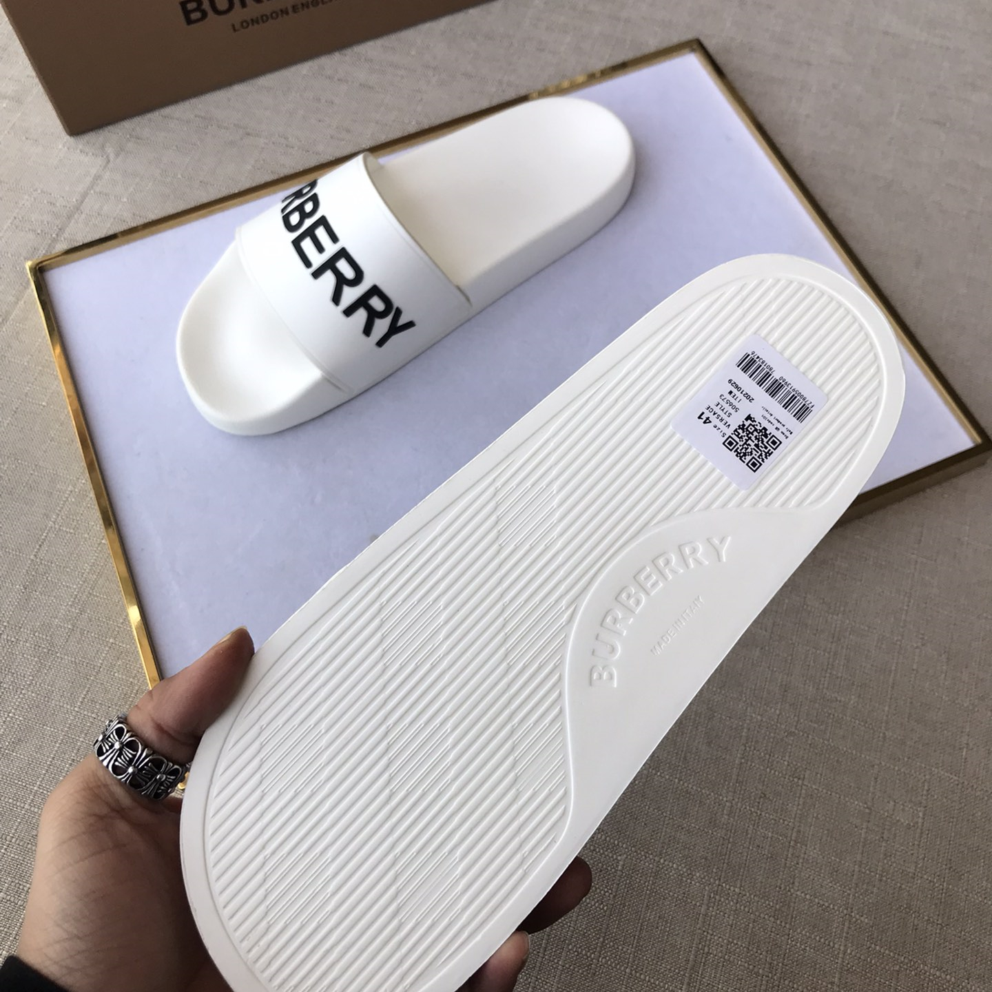 Burberry Mens Women Sandals Gr. 36-46