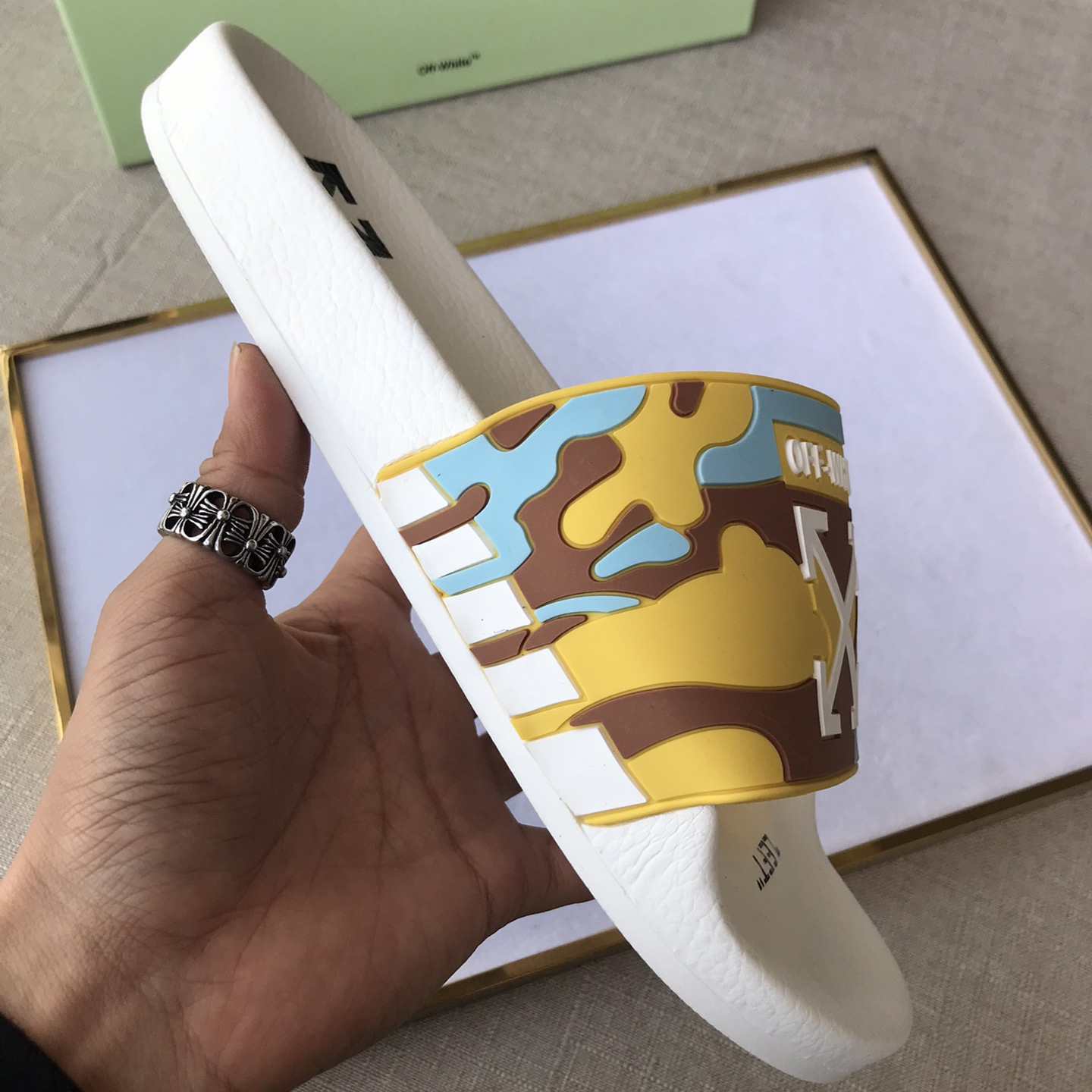 OFF White Mens Women Sandals Gr. 36-46