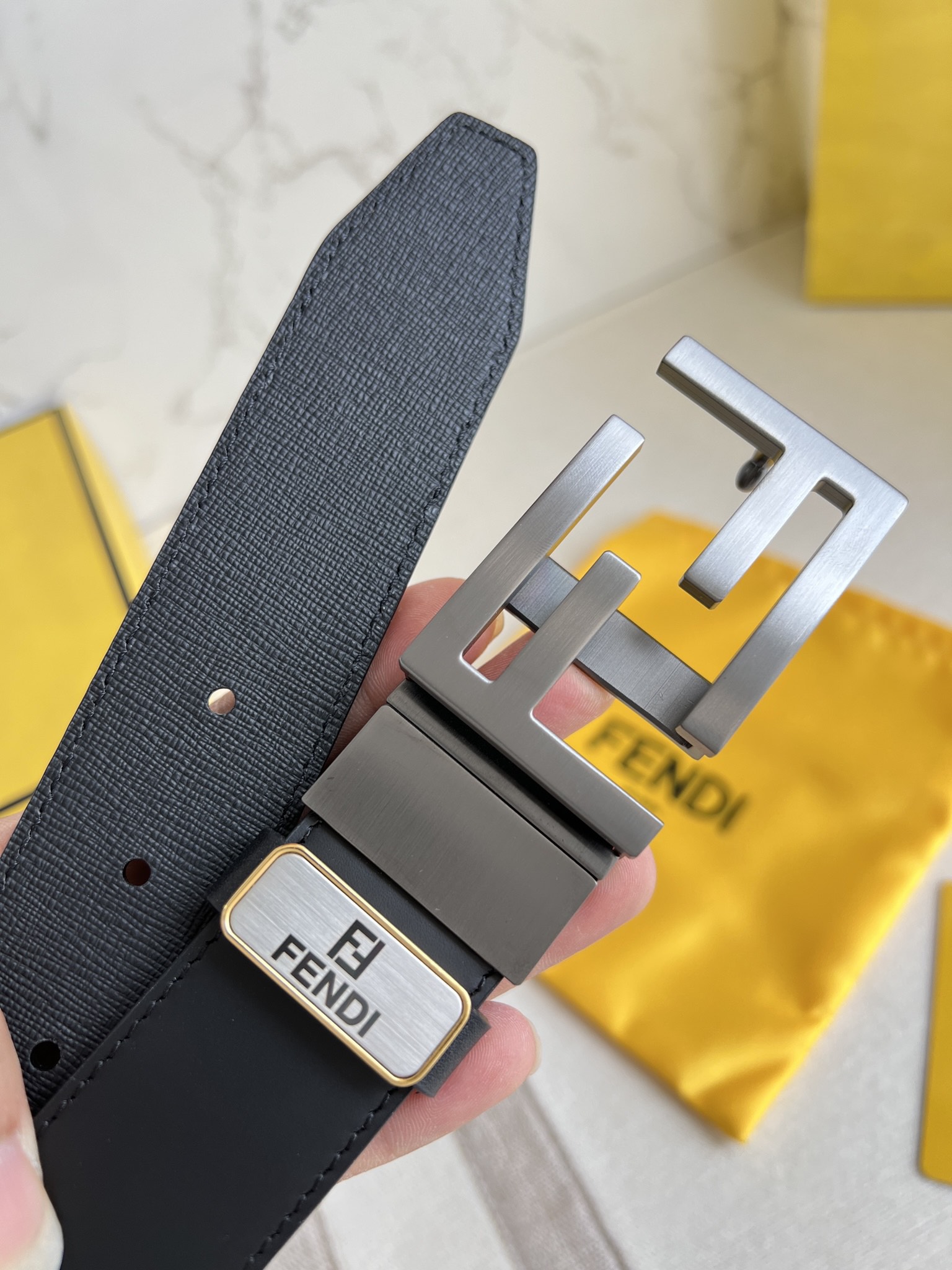 Fendi Men Belt Width 3.5cm