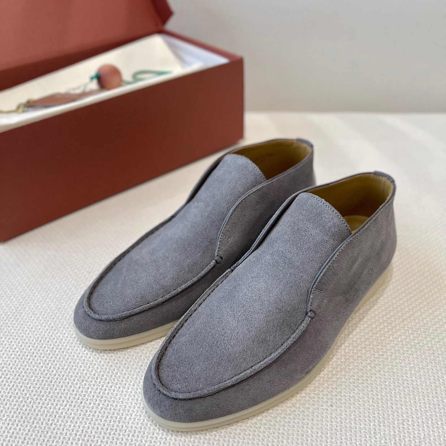 Loro Piana Unisex Loafers High Top Size 36-45