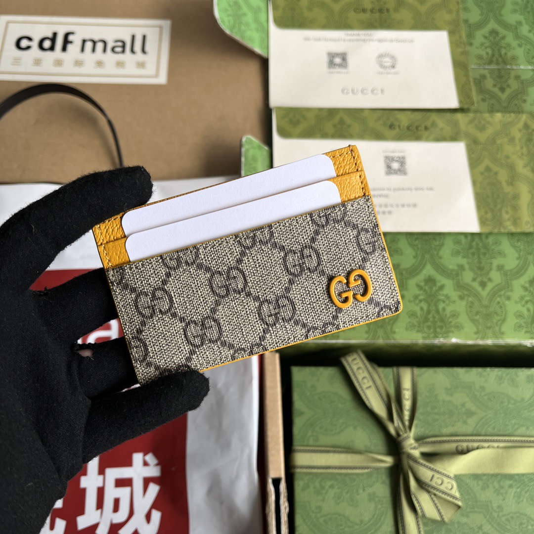 Gucci Kartenetui Mit GG Detail Size 11*7cm