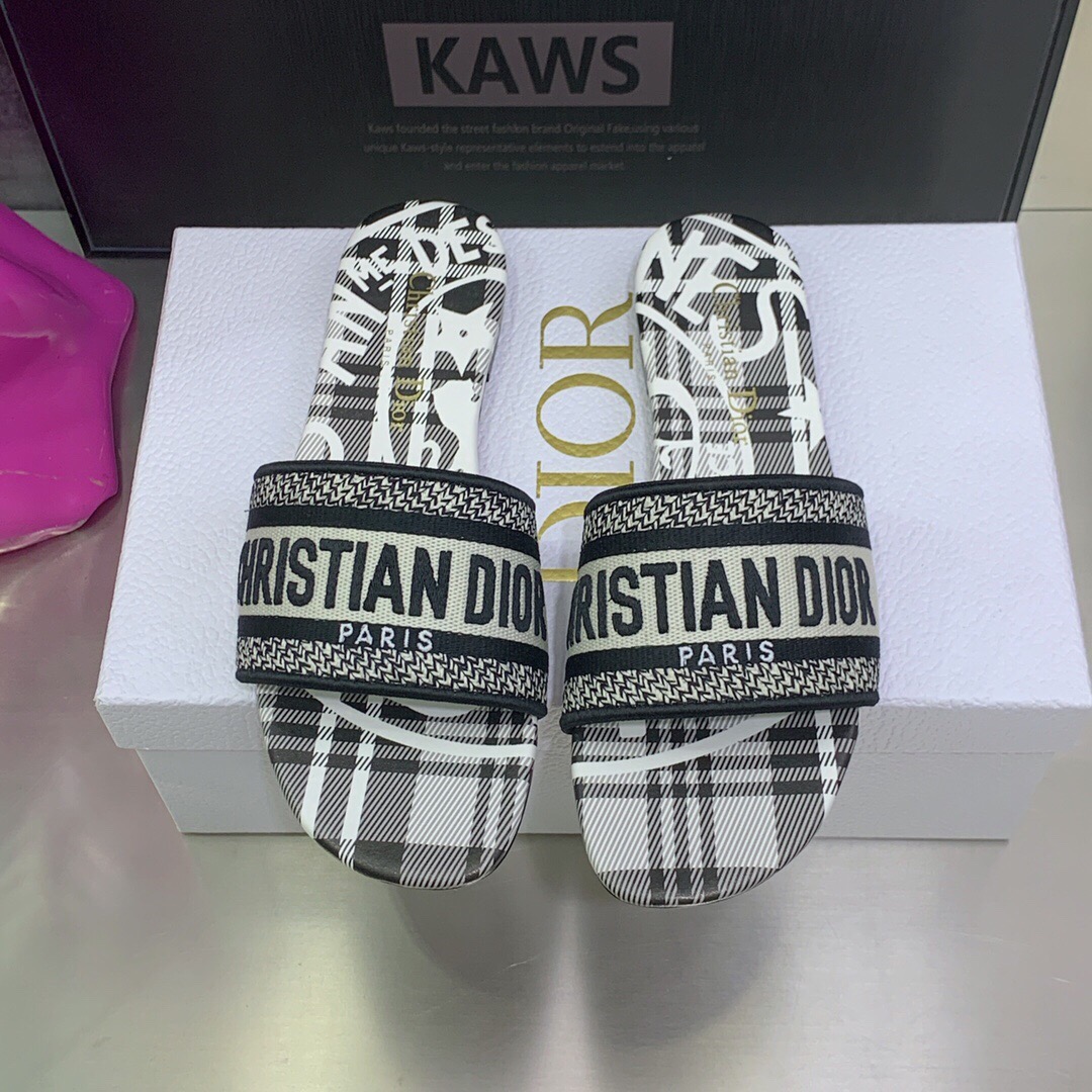 Dior Dway Slippers Size 35-41 8-Color