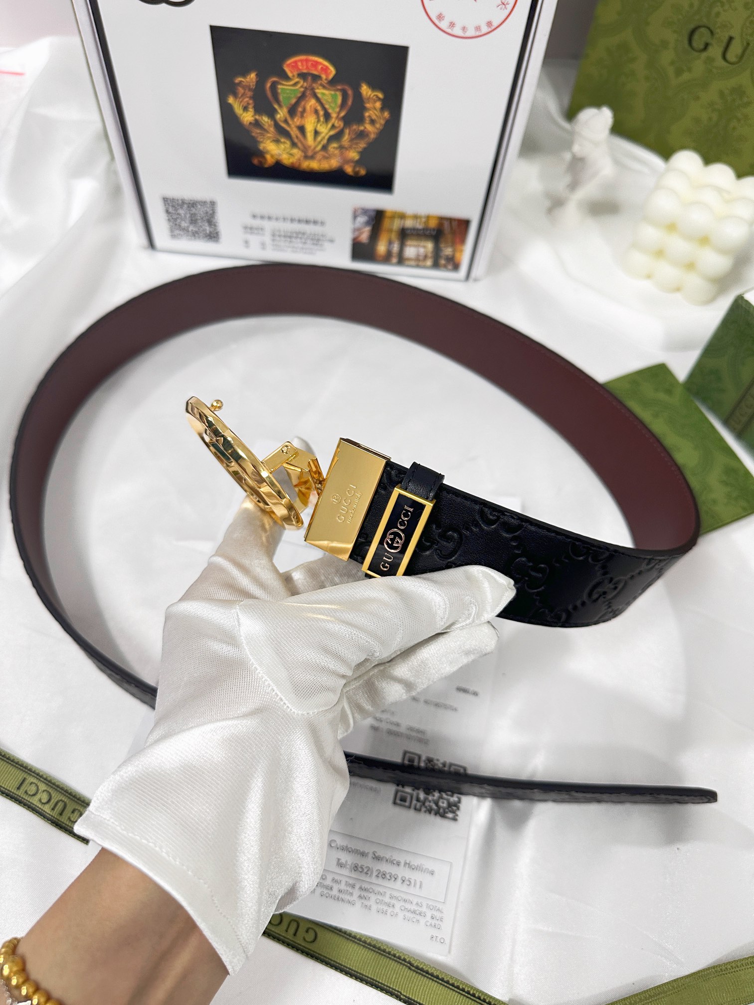 Gucci Men Belt Width 3.8cm