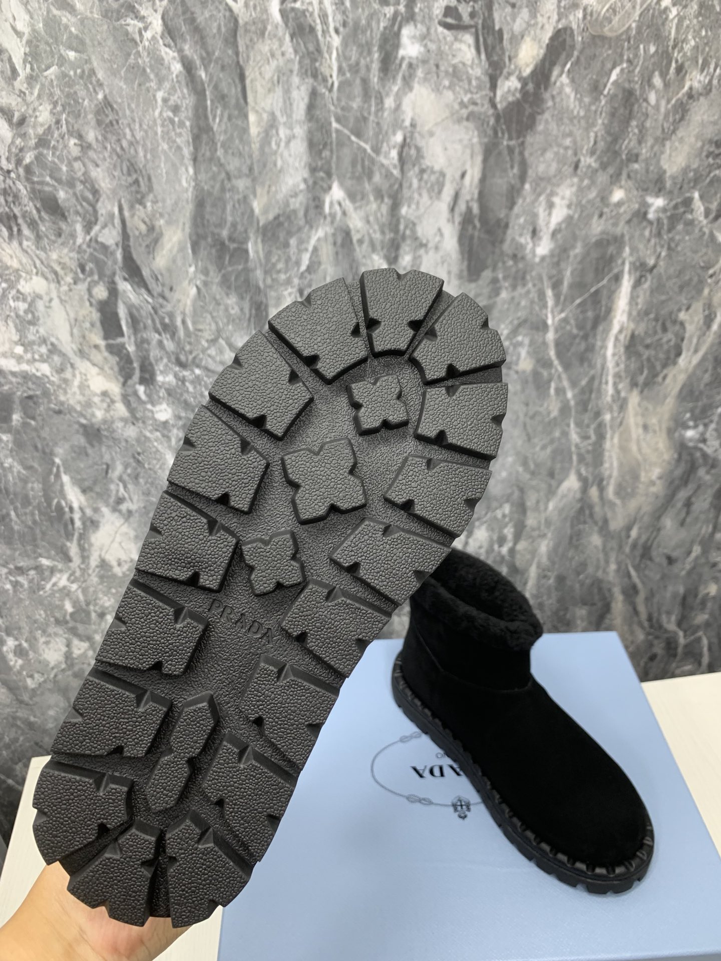 Prada Women Snow Boots Black Size 36-41