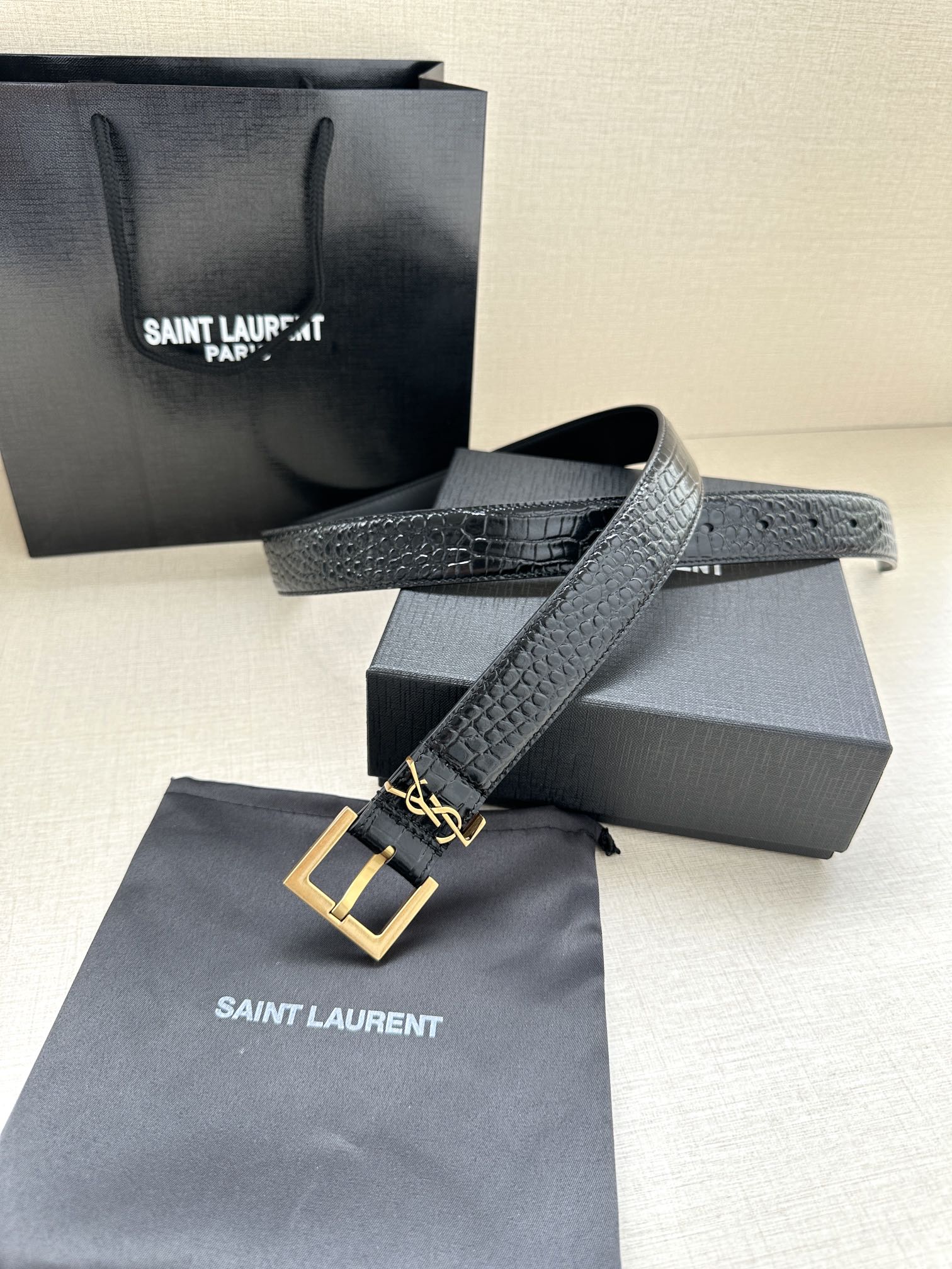 YSL Women Belt Width 3cm
