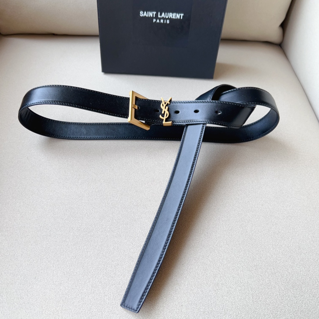 YSL Women Belt Width 3cm