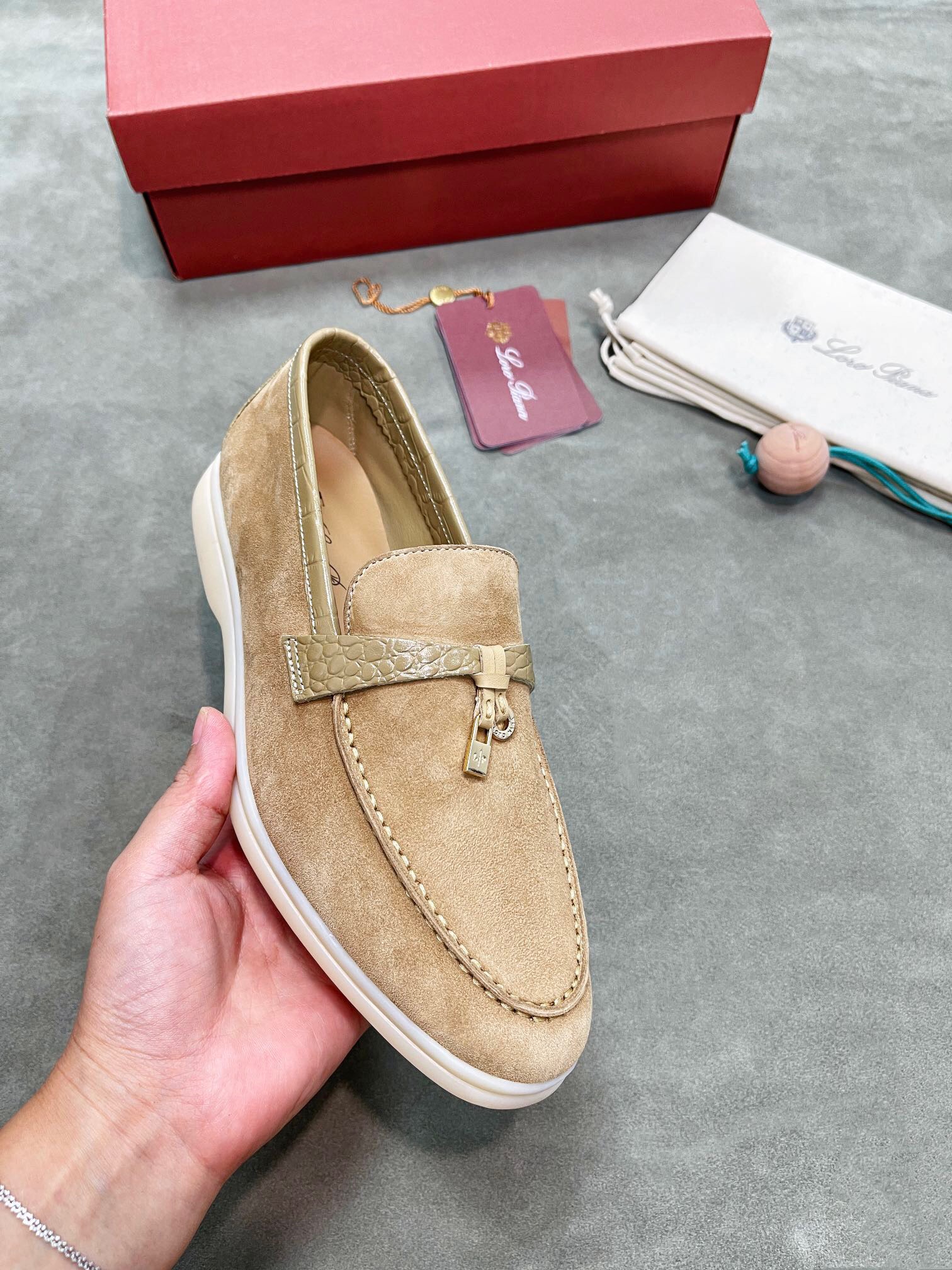 Loro Piana Unisex Loafers Size 36-45