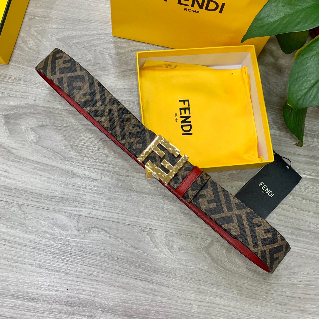 Fendi Men Belt Width 4cm